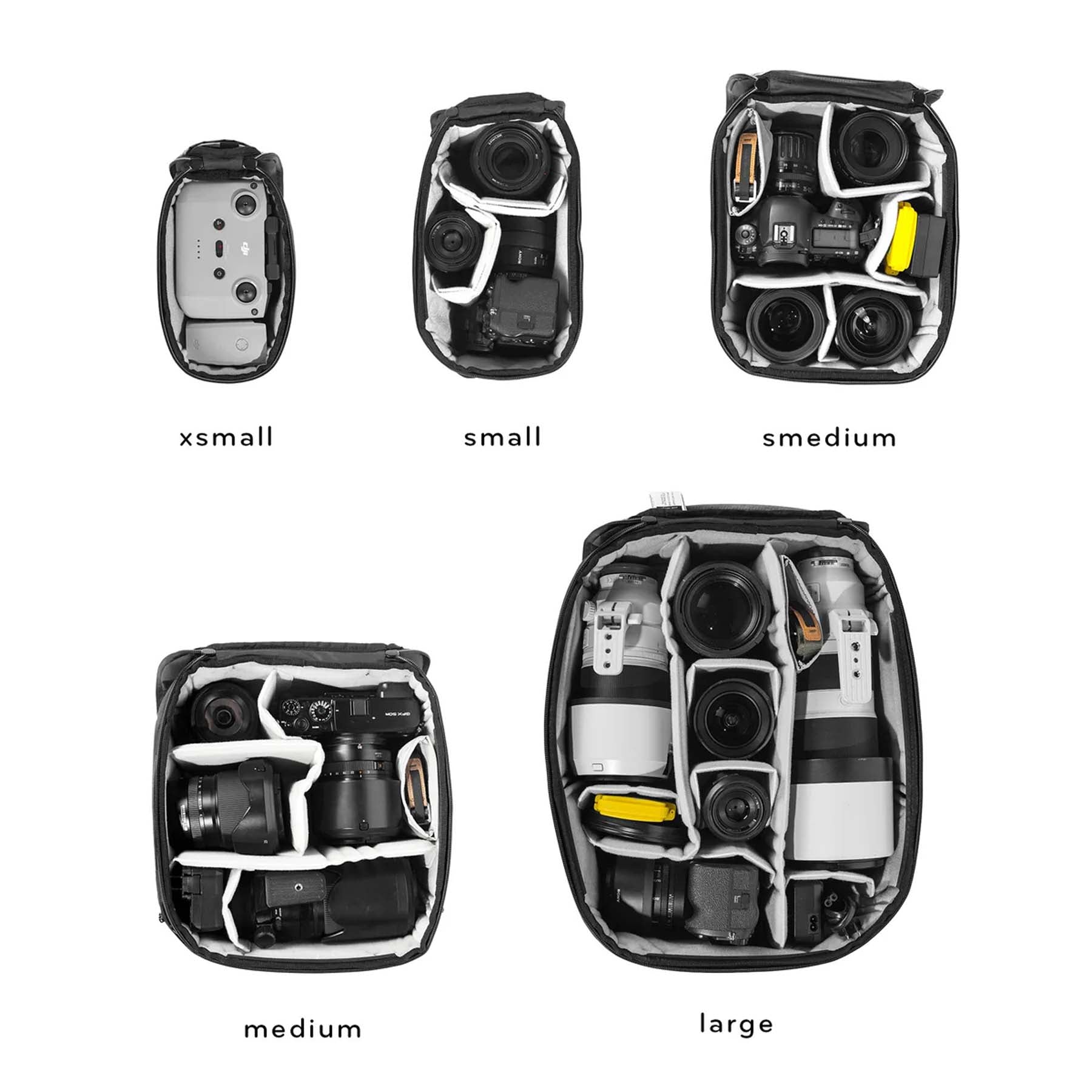 Peak Design Travel Accessories Black Peak Design Camera Cube Large