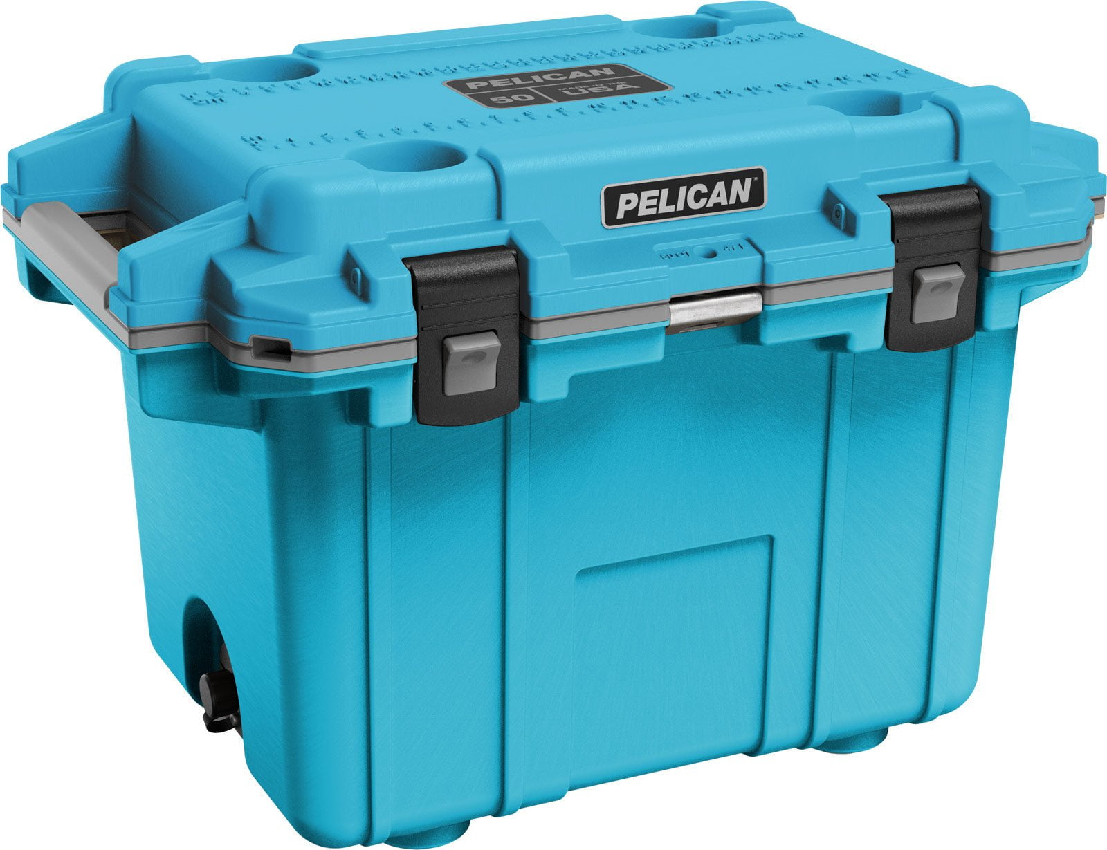 Pelican Coolers Cool Blue/Gray Pelican 50QT Elite Cooler