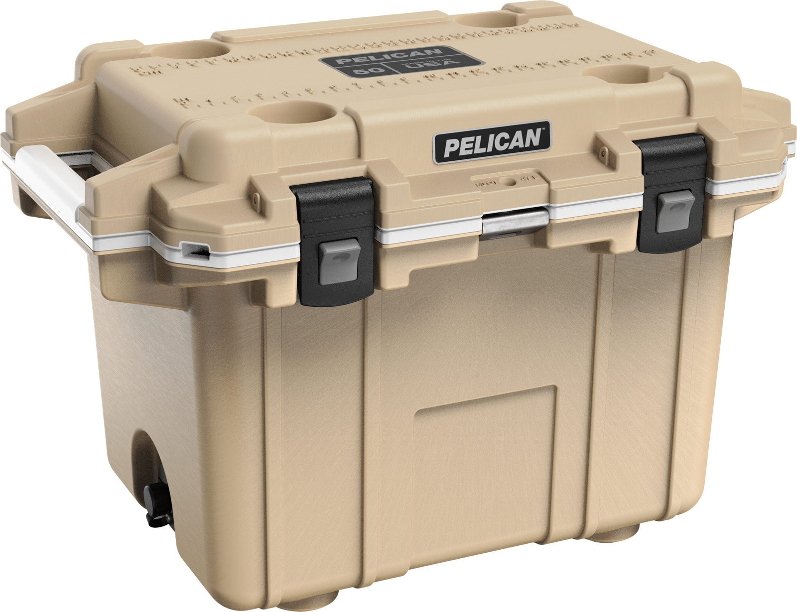 Pelican Coolers Tan/White Pelican 50QT Elite Cooler
