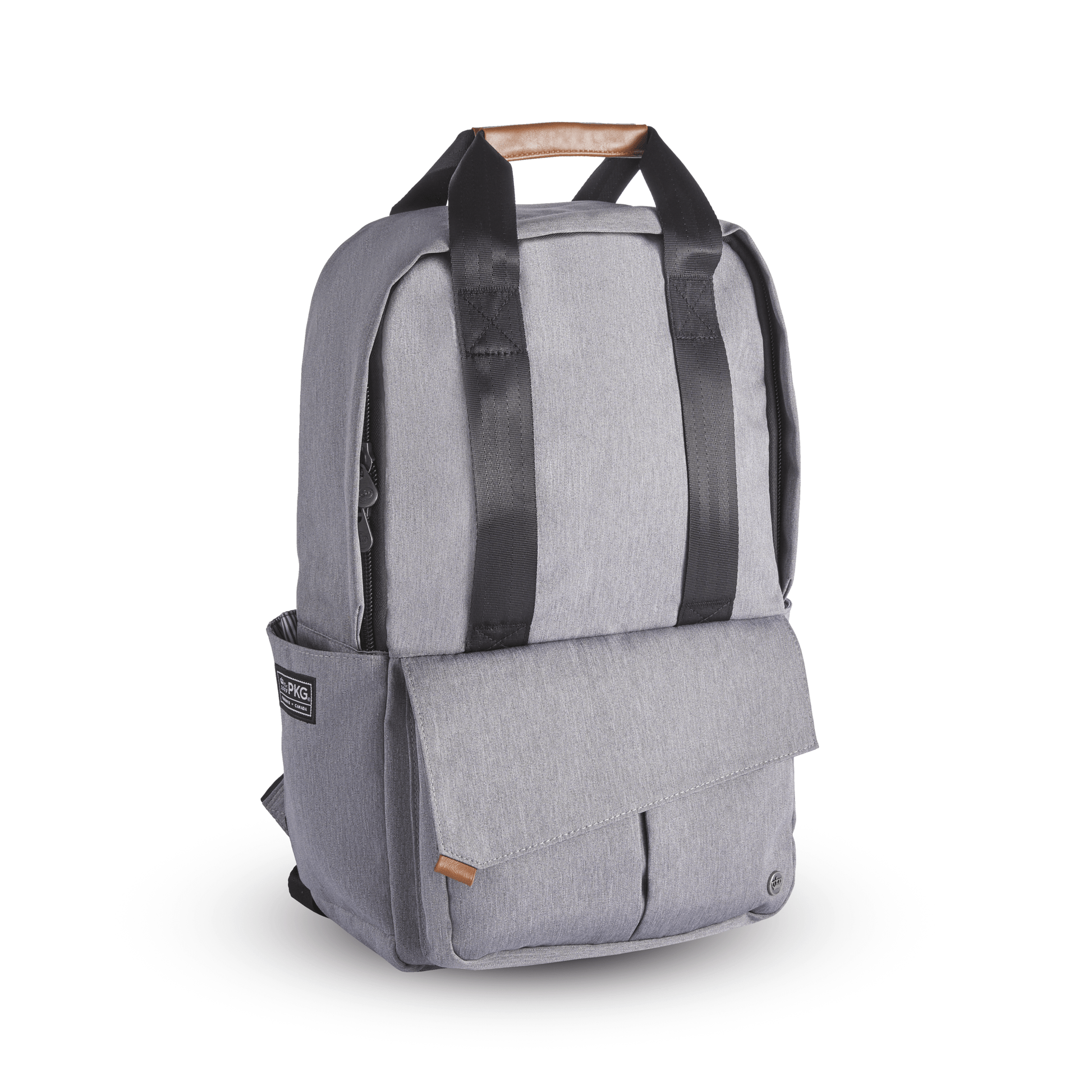PKG Backpacks Dark Grey and Tan PKG Rosseau 19L Backpack