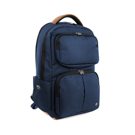 PKG Backpacks Navy and Tan PKG Aurora Metro 36L District Backpack