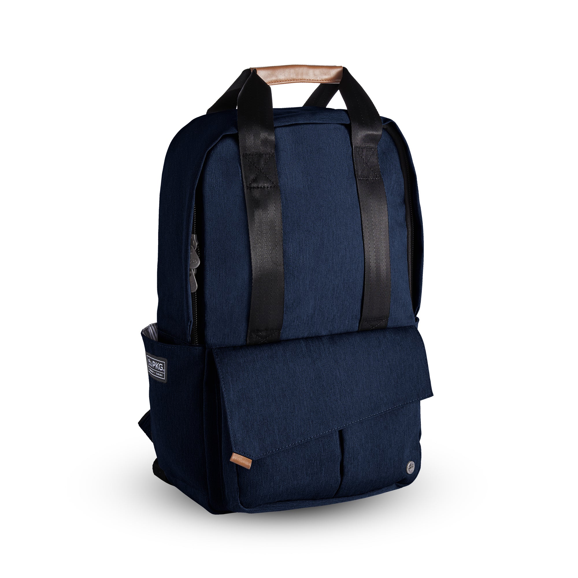 PKG Backpacks Navy and Tan PKG Rosseau 19L Backpack