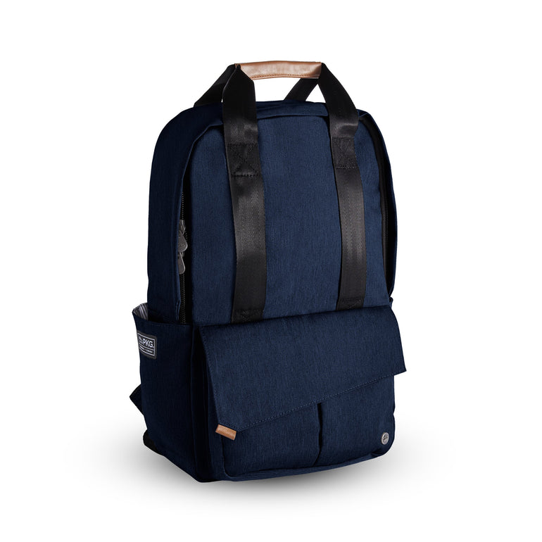 PKG Backpacks Navy and Tan PKG Rosseau 19L Backpack