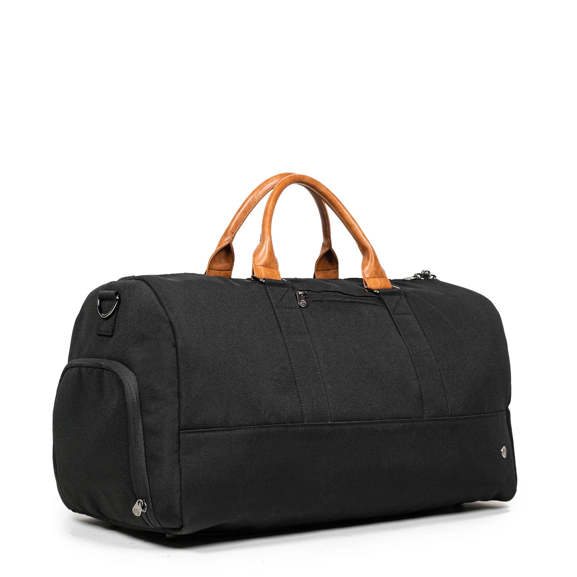 PKG Duffles Black and Tan PKG Bishop 42L Duffel Bag