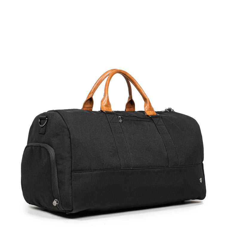PKG Duffles Black and Tan PKG Bishop 42L Duffel Bag