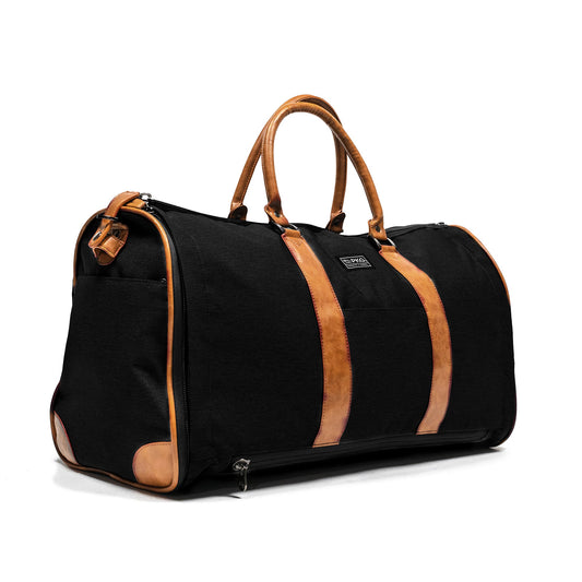 PKG Duffles Black and Tan PKG Rosedale 41L Garment Duffel Bag