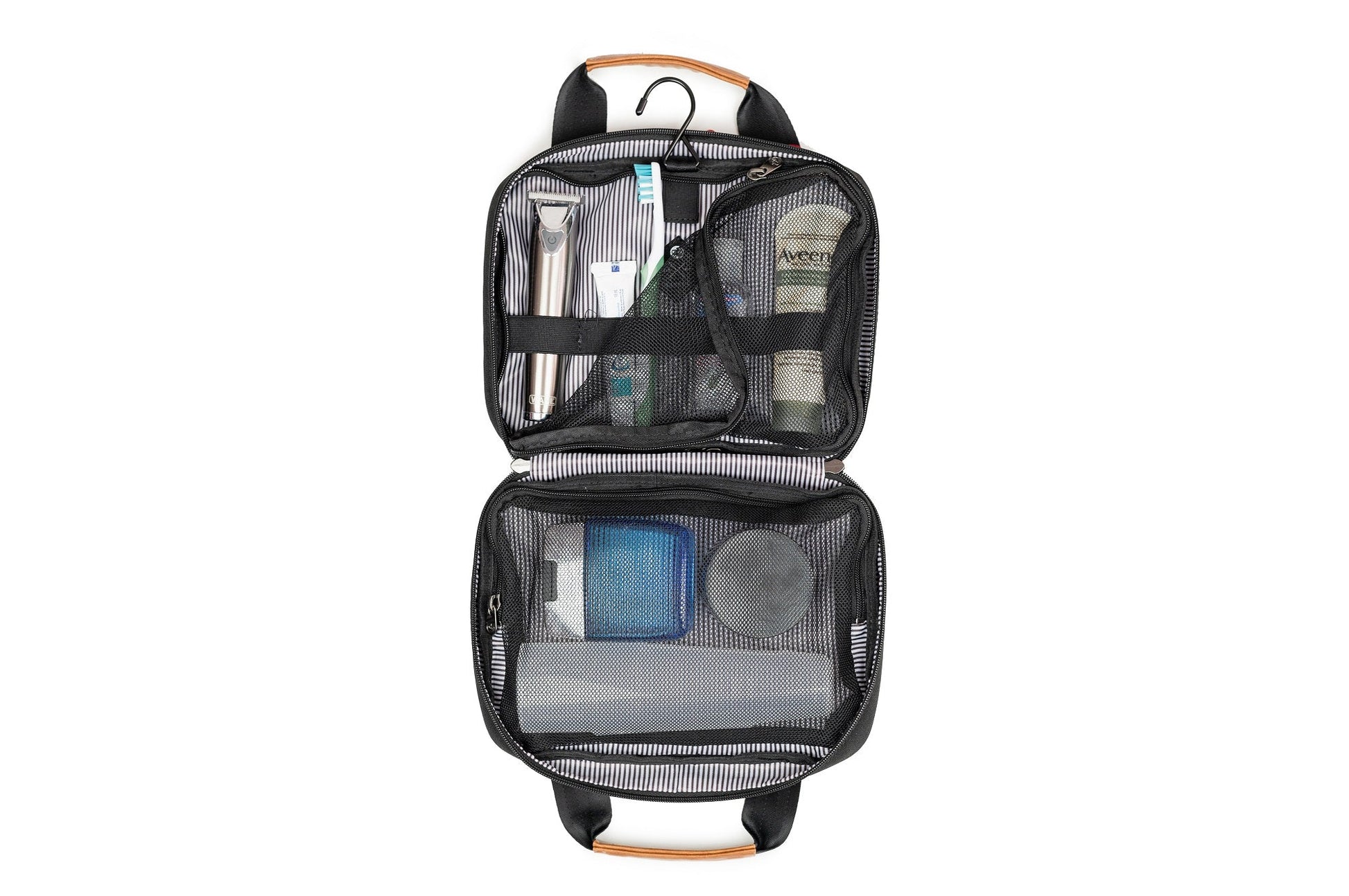 PKG Travel Accessories Black and Tan PKG Simcoe Essentials Bag
