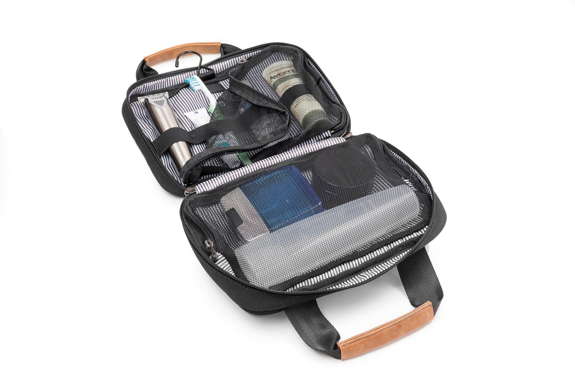 PKG Travel Accessories Black and Tan PKG Simcoe Essentials Bag