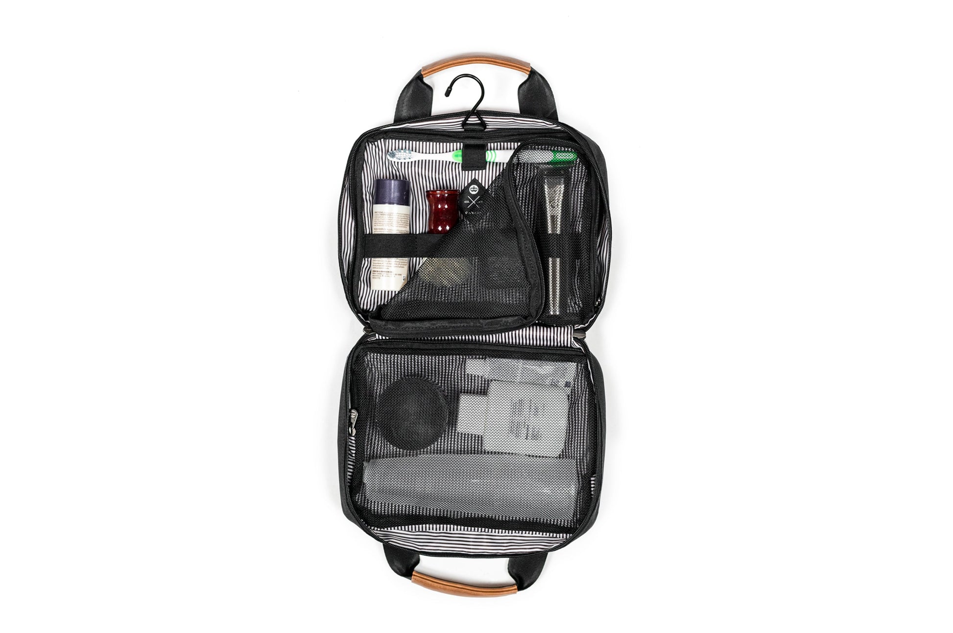 PKG Travel Accessories Black and Tan PKG Simcoe Essentials Bag