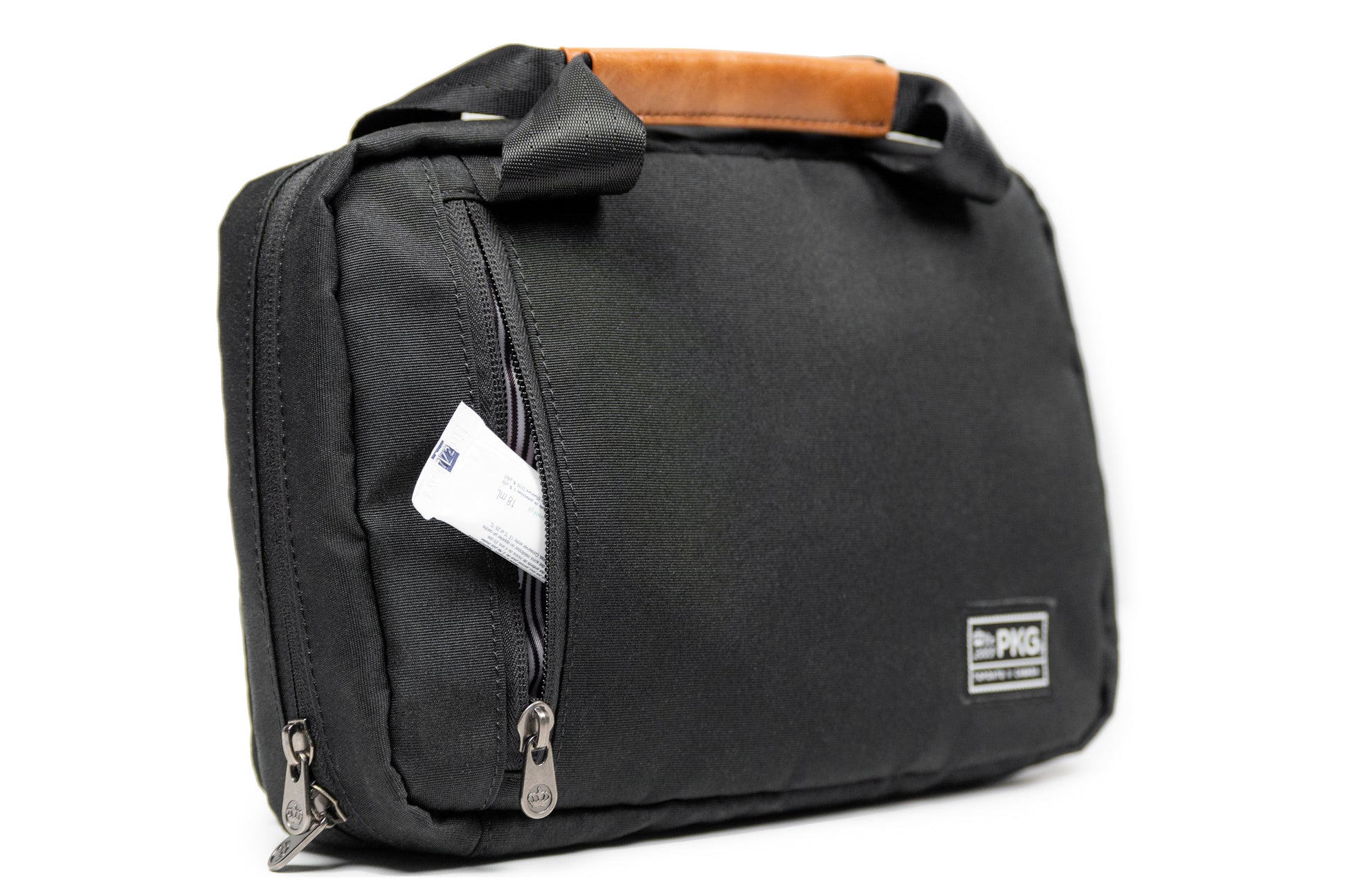 PKG Travel Accessories Black and Tan PKG Simcoe Essentials Bag