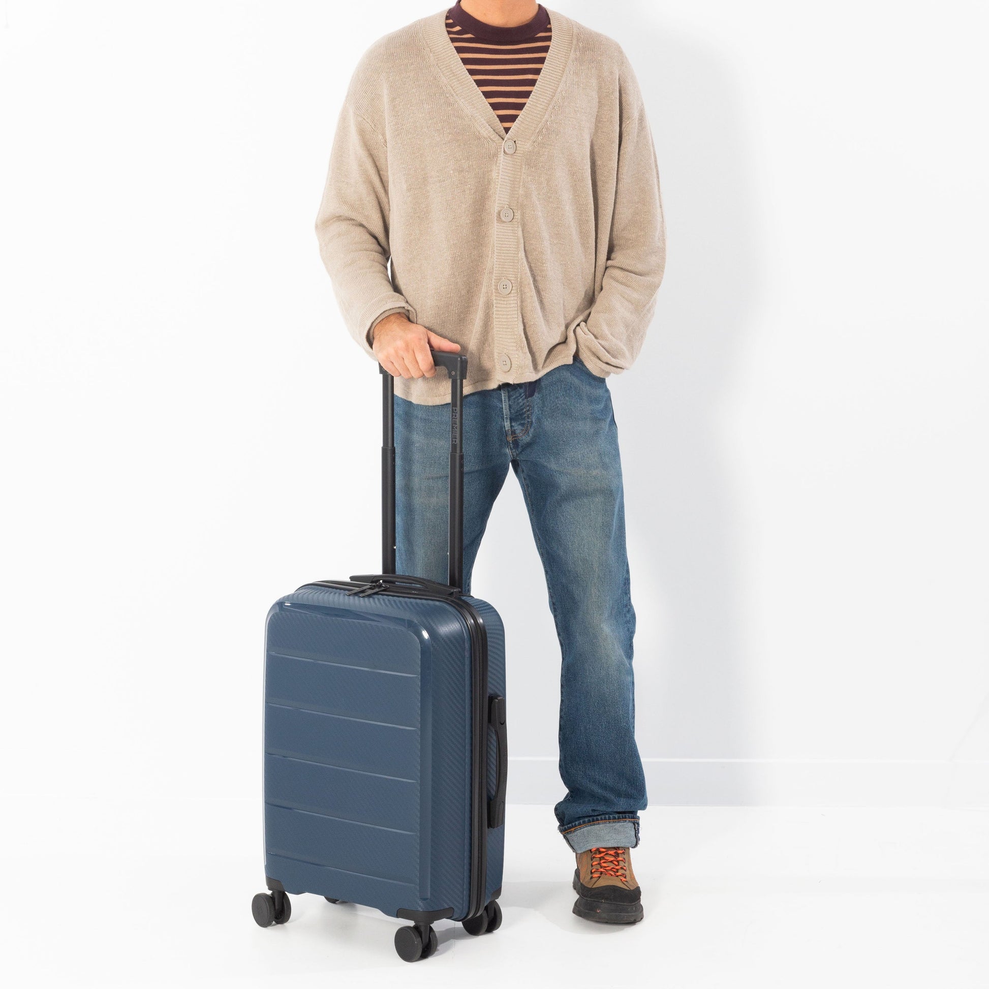 Premier Luggage Navy Premier Porter 2-Piece Hardside Luggage Set (Carry-On & Large)