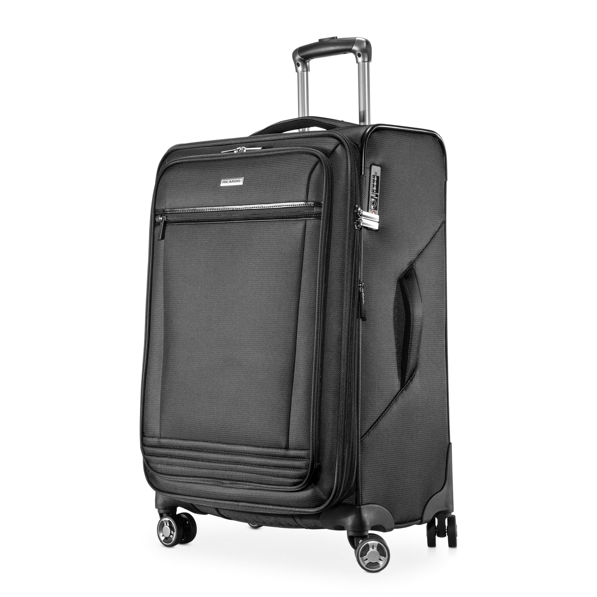 Ricardo Beverly Hills Luggage Black Ricardo Beverly Hills Avalon 24" Medium Check-In Expandable Spinner Luggage