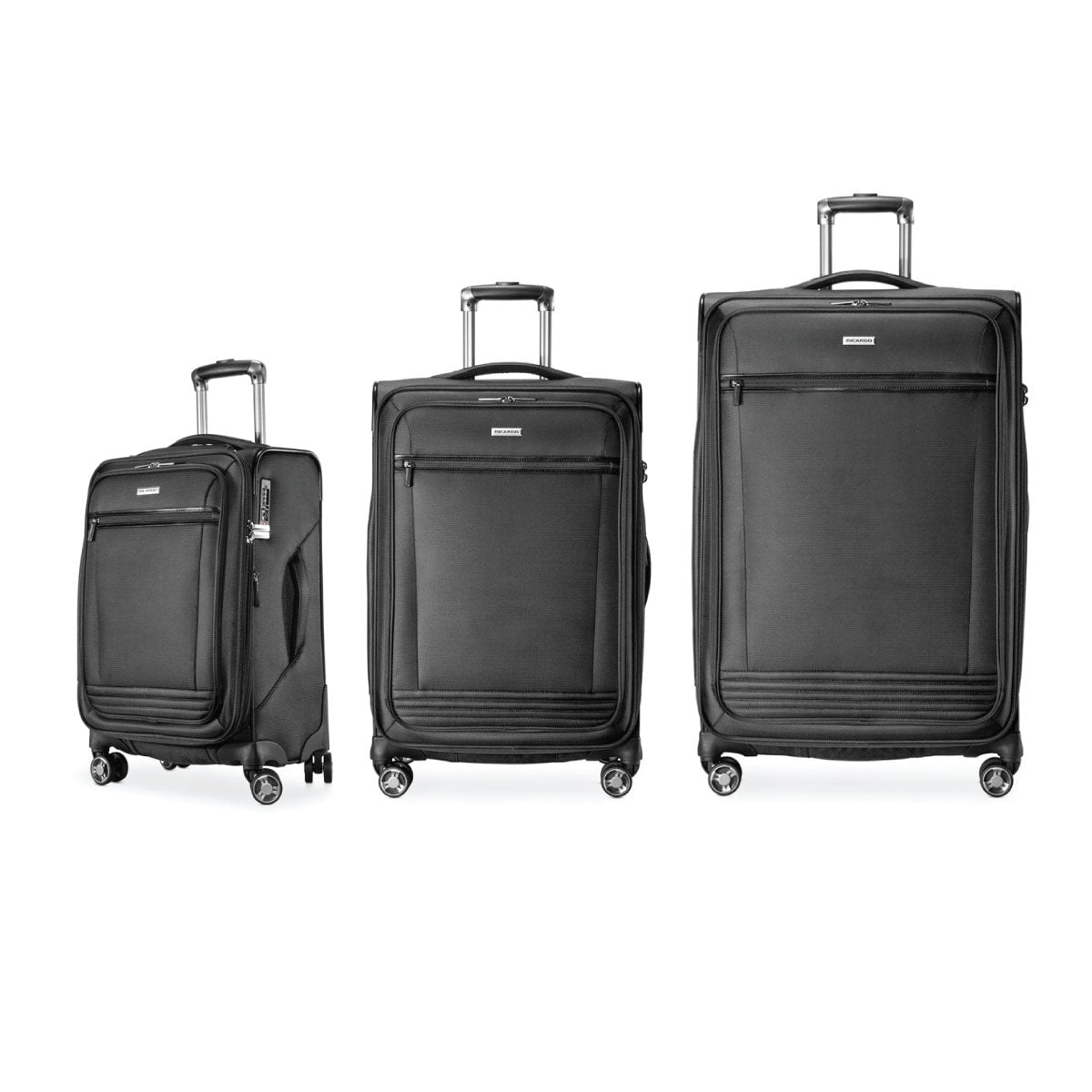 Ricardo Beverly Hills Luggage Black Ricardo Beverly Hills Avalon Spinner 3-Piece Luggage Set