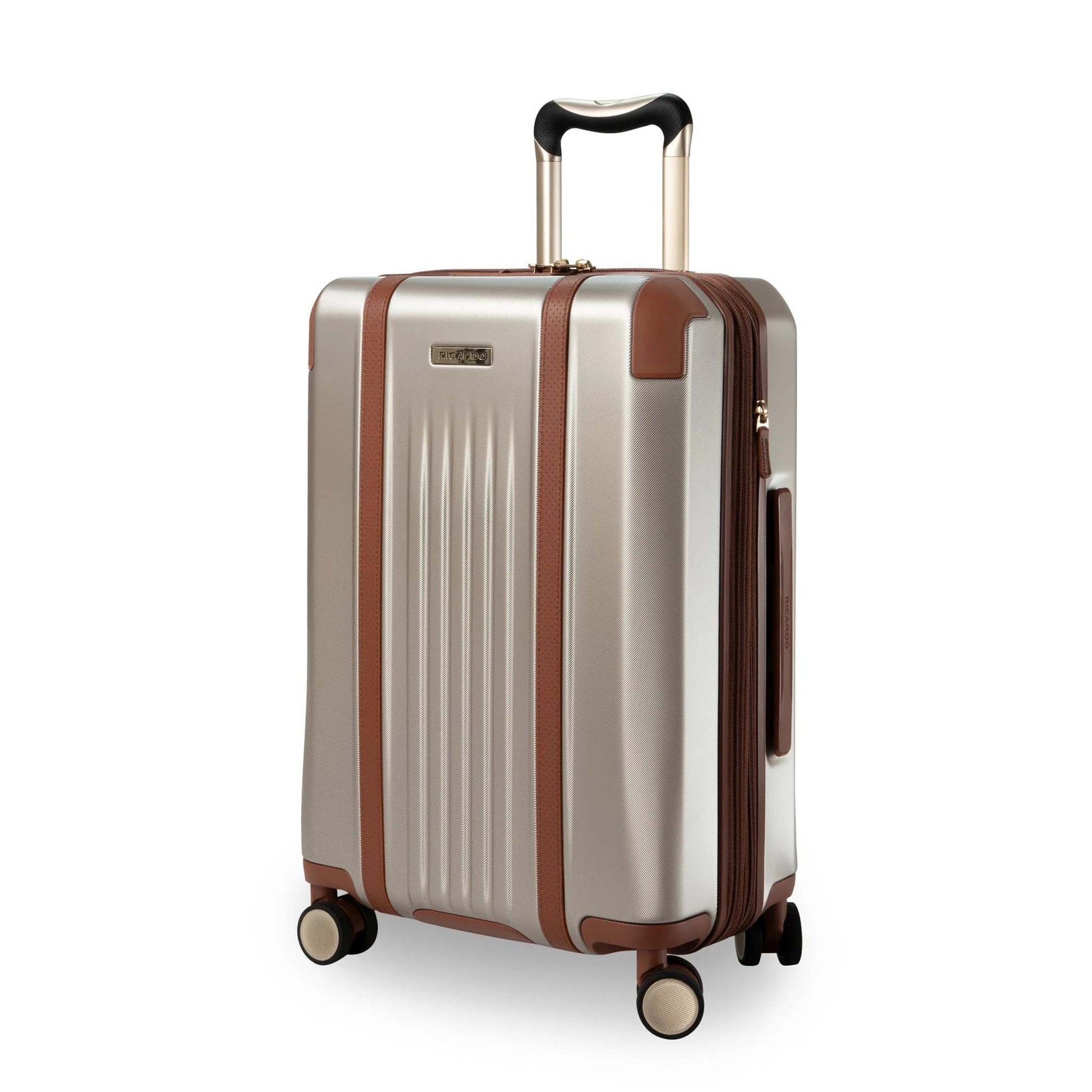 Ricardo Beverly Hills Luggage Champagne Ricardo Beverly Hills Montecito 2.0 Hardside Carry-On Expandable Spinner Luggage