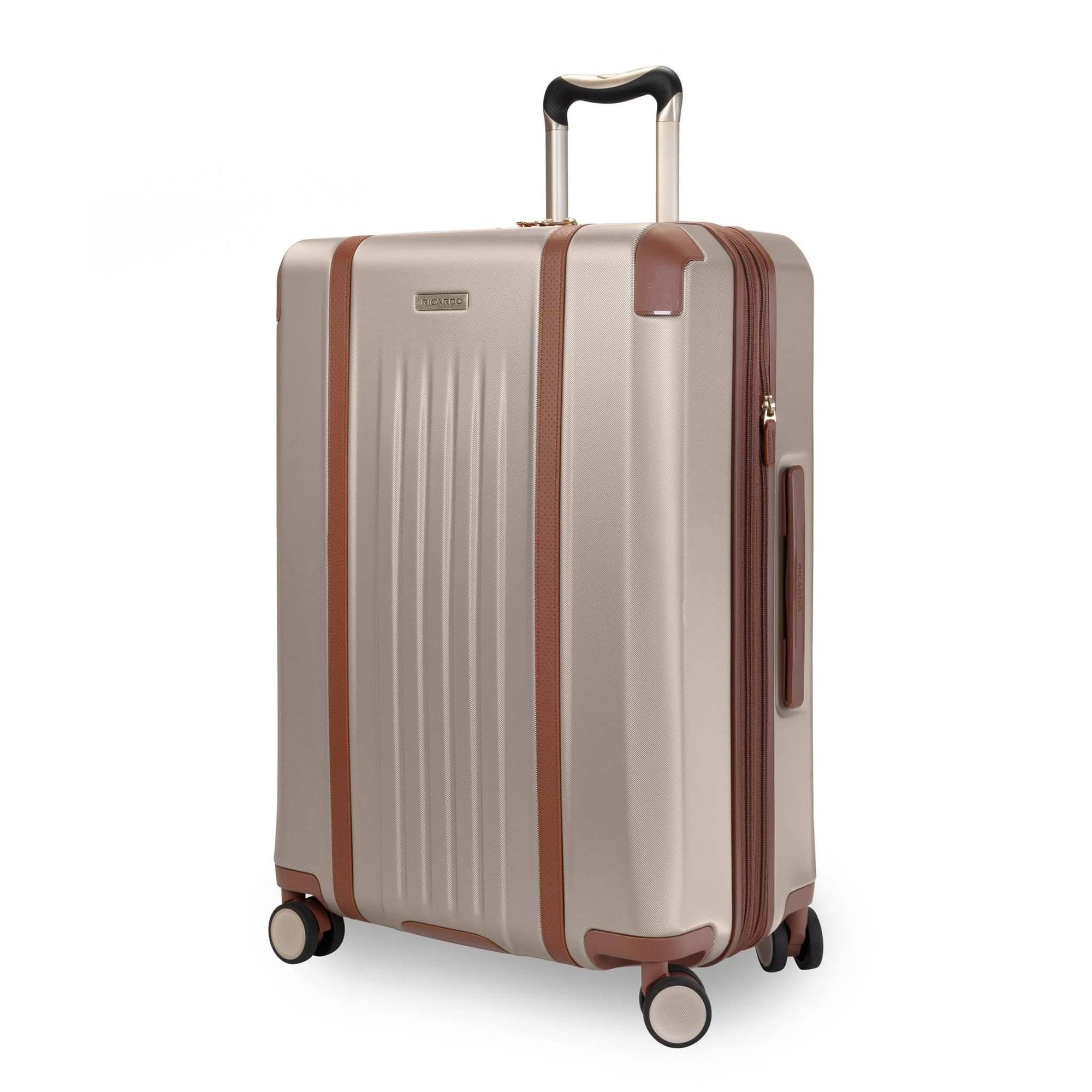 Ricardo Beverly Hills Luggage Champagne Ricardo Beverly Hills Montecito 2.0 Hardside Medium Check-In Expandable Spinner Luggage