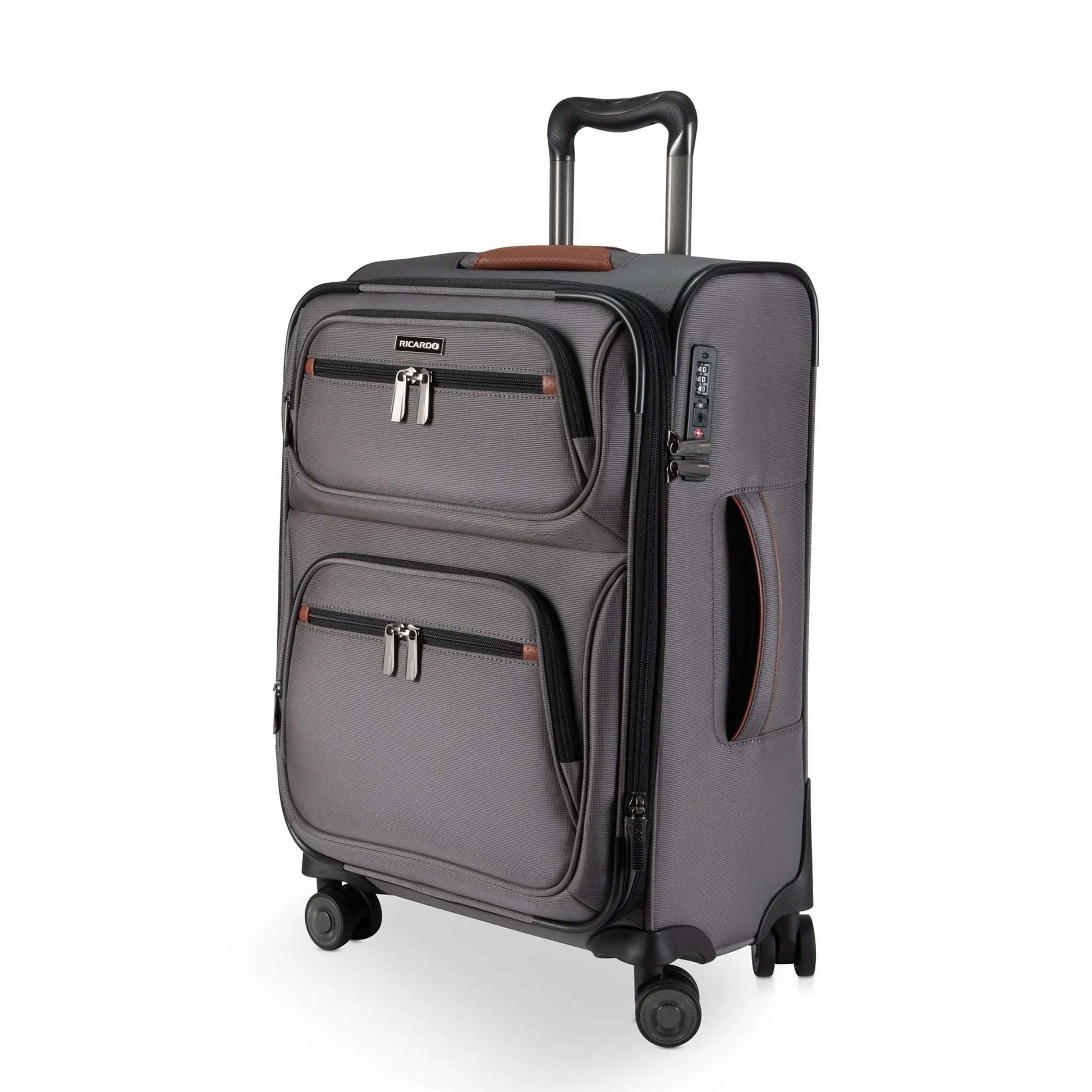 Ricardo Beverly Hills Luggage French Grey Ricardo Beverly Hills Montecito 3.0 Softside 21" Carry-On Luggage