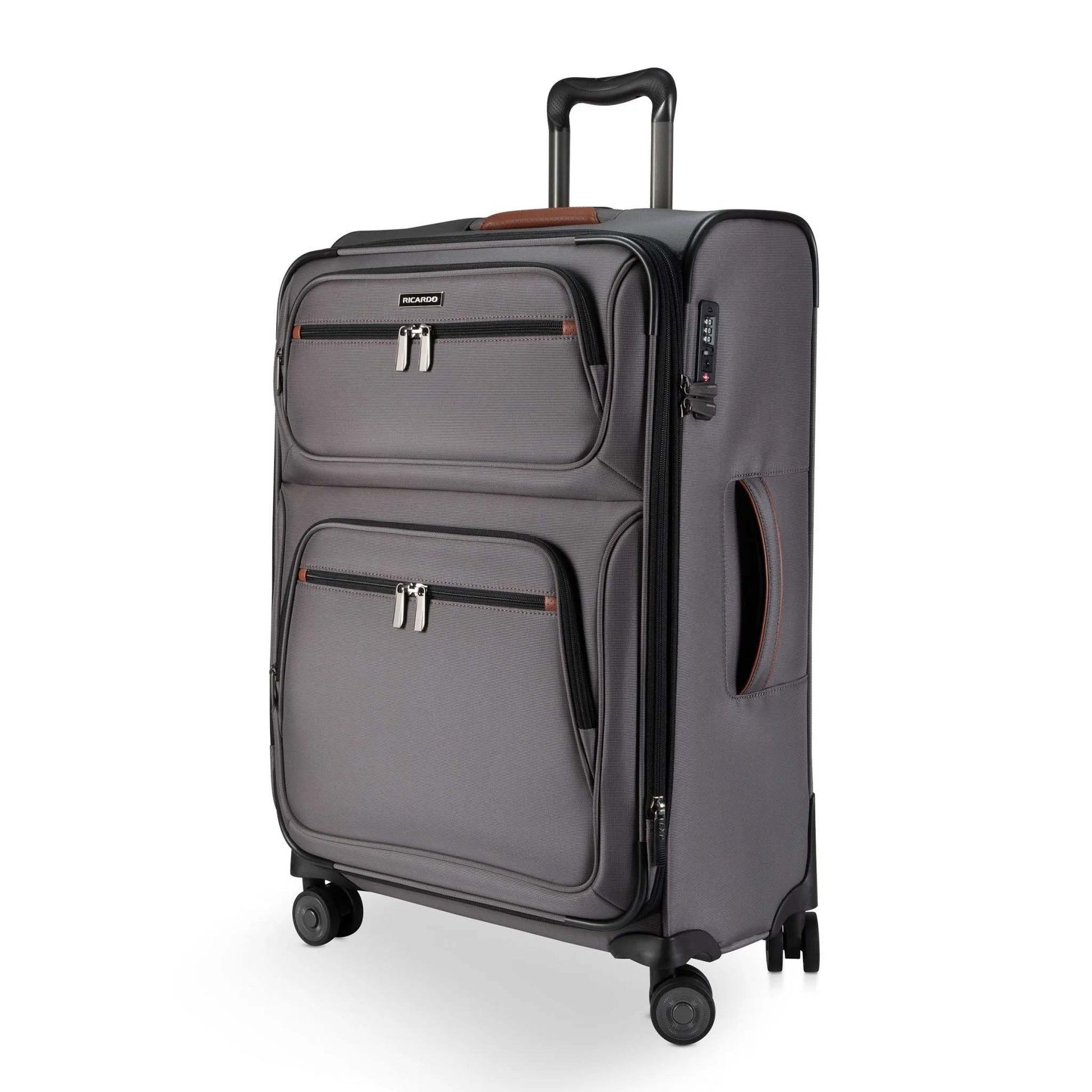 Ricardo Beverly Hills Luggage French Grey Ricardo Beverly Hills Montecito 3.0 Softside 25.75" Medium Luggage