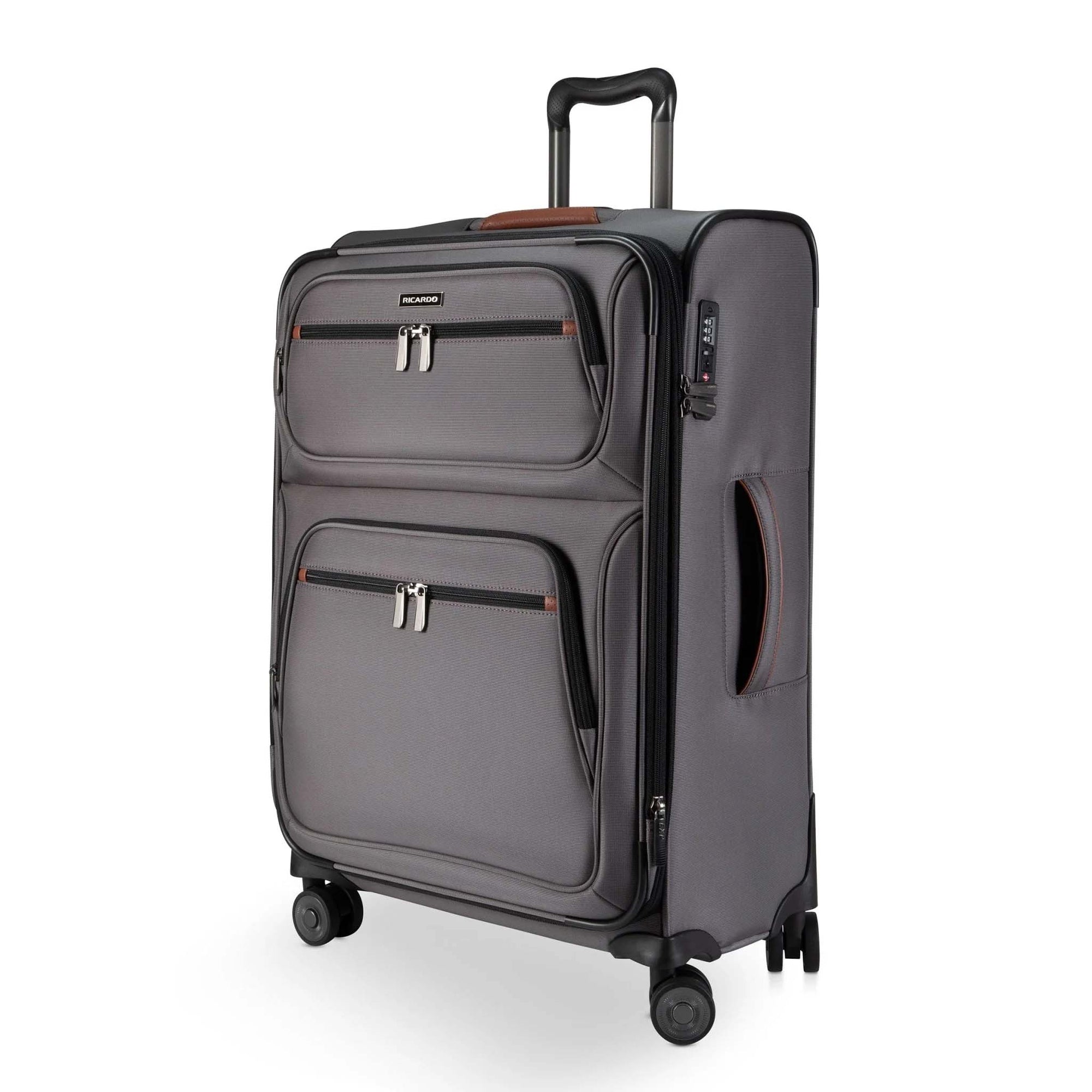 Ricardo Beverly Hills Luggage French Grey Ricardo Beverly Hills Montecito 3.0 Softside 25.75" Medium Luggage