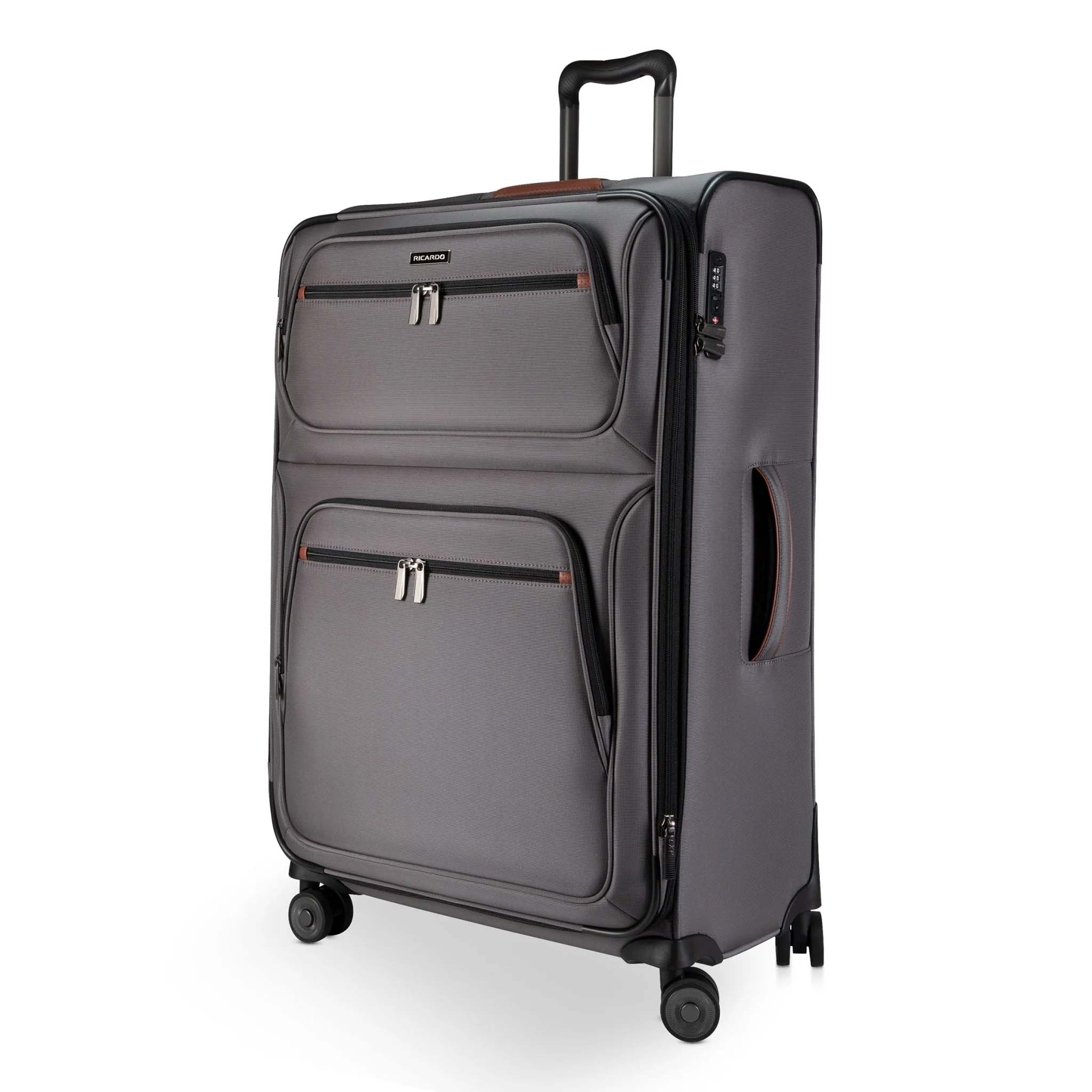 Ricardo Beverly Hills Luggage French Grey Ricardo Beverly Hills Montecito 3.0 Softside 29.75