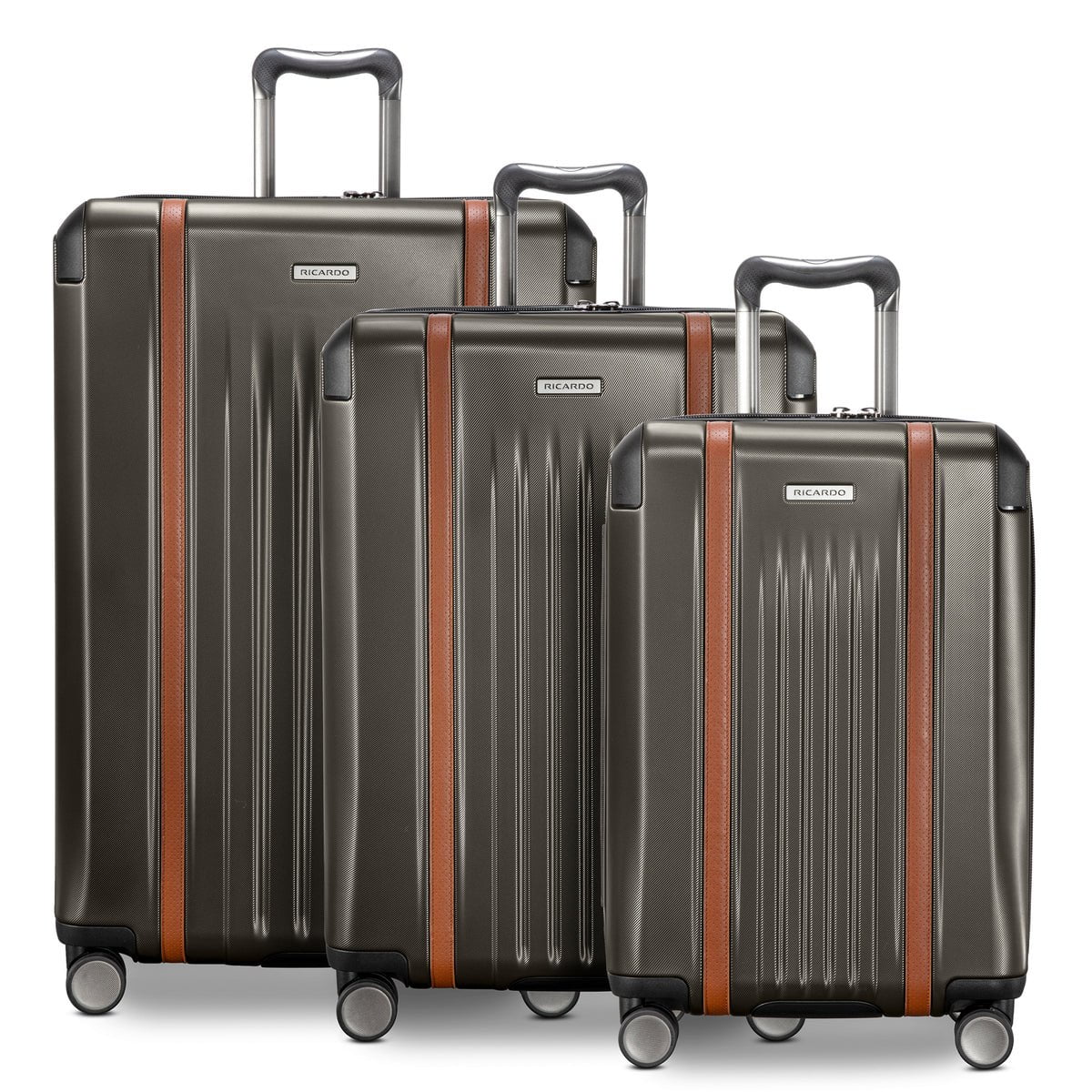 Ricardo Beverly Hills Luggage Graphite Ricardo Beverly Hills Montecito 2.0 Hardside Expandable Spinner 3-Piece Luggage Set