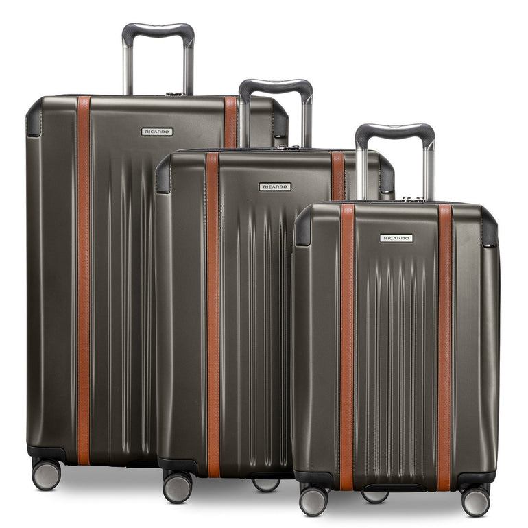 Ricardo Beverly Hills Luggage Graphite Ricardo Beverly Hills Montecito 2.0 Hardside Expandable Spinner 3-Piece Luggage Set