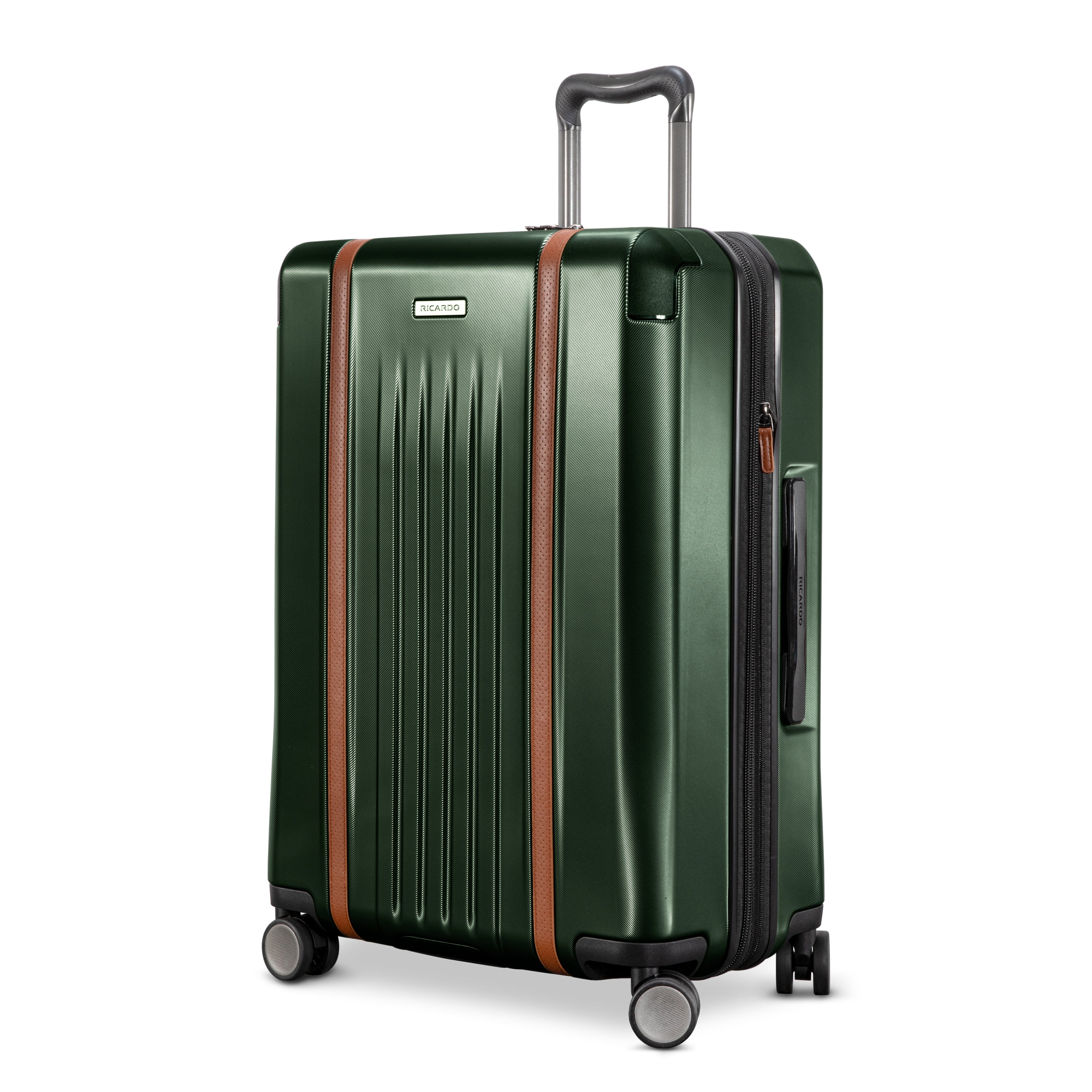 Ricardo Beverly Hills Luggage Hunter Green Ricardo Beverly Hills Montecito 2.0 Hardside Medium Check-In Expandable Spinner Luggage