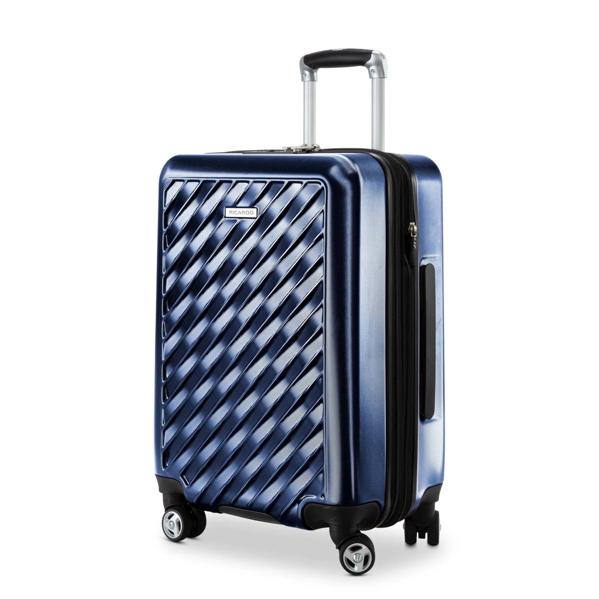 Ricardo Beverly Hills Luggage Prussian Blue Ricardo Beverly Hills Melrose Hardside 21" Carry-On Luggage