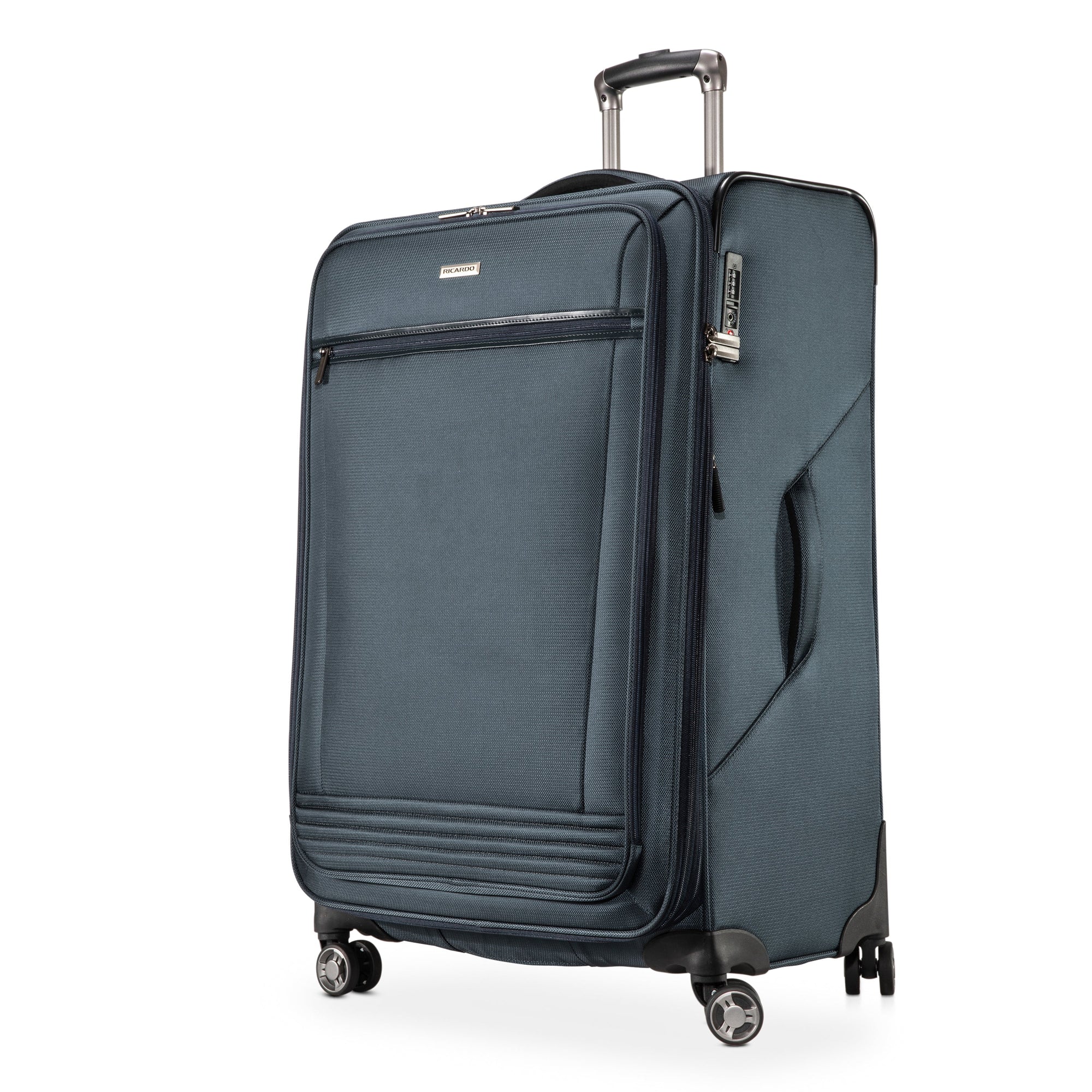Ricardo Beverly Hills Luggage Storm Blue Ricardo Beverly Hills Avalon 28" Large Check-In Expandable Spinner Luggage