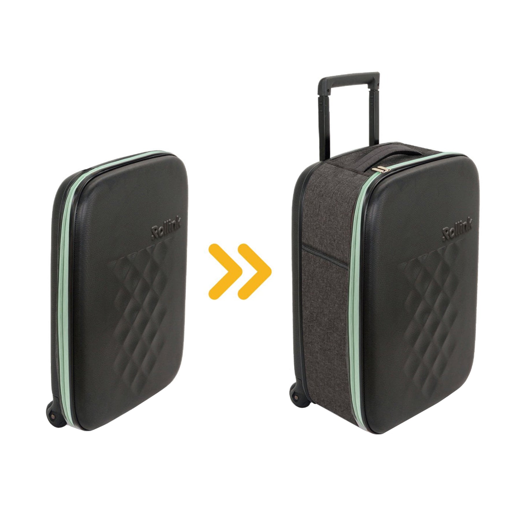 Rollink Luggage Green Rollink Flex Earth 20" Foldable Carry-On Luggage