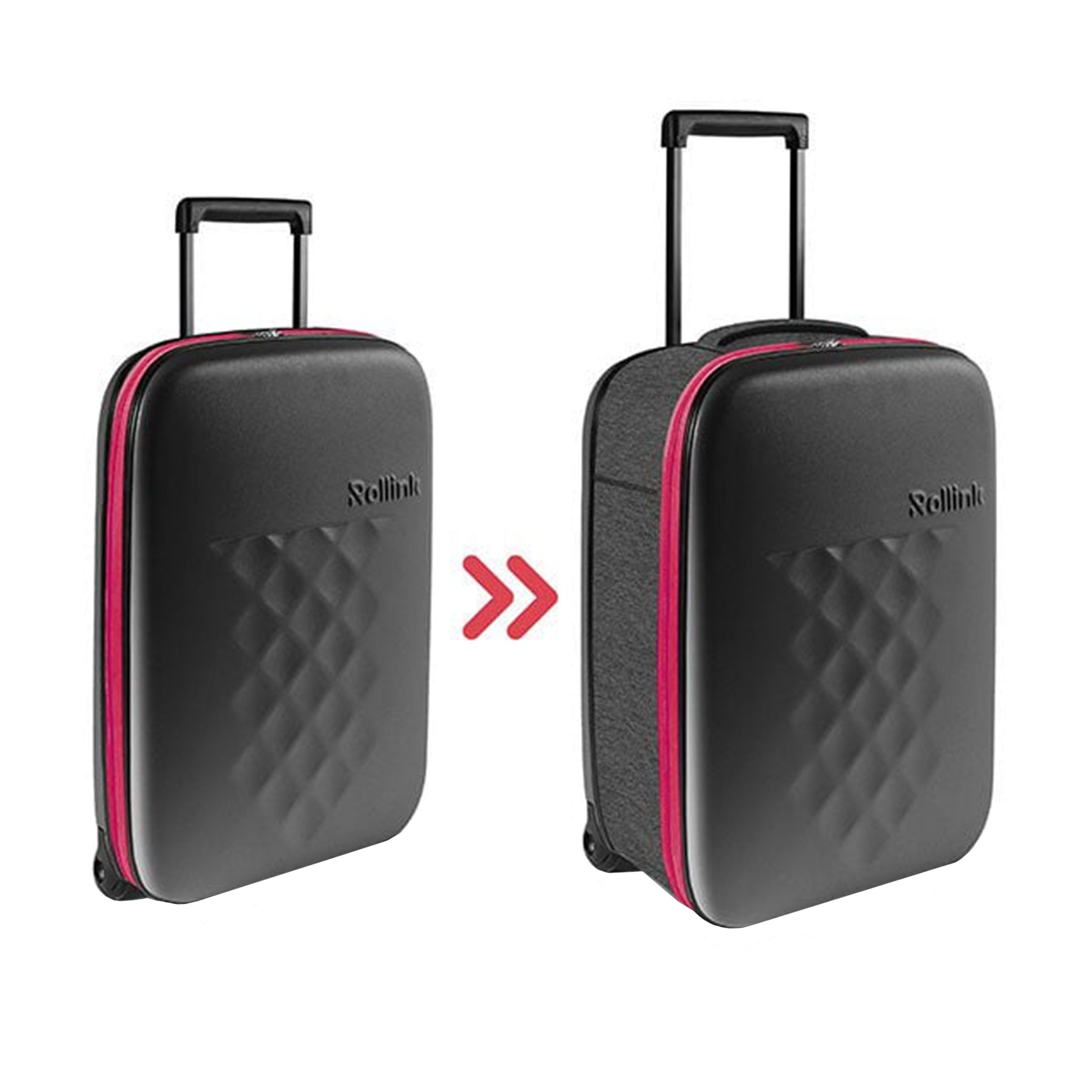 Rollink Luggage Pink Rollink Flex Earth 20" Foldable Carry-On Luggage