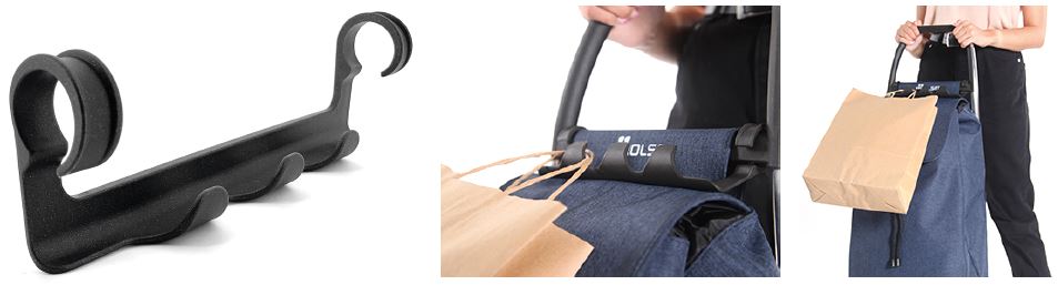 Rolser Shopping Cart Rolser I-Max MF 4 Wheel 2 Swiveling Foldable Shopping Trolley