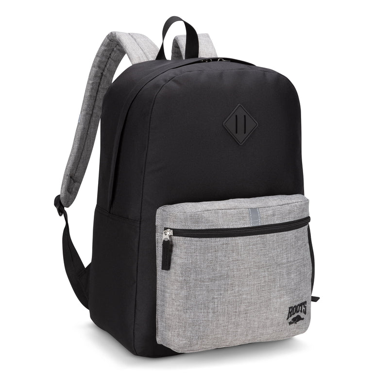 Roots Backpacks Black/Grey Colourblock Roots Recycled Backpack 34L