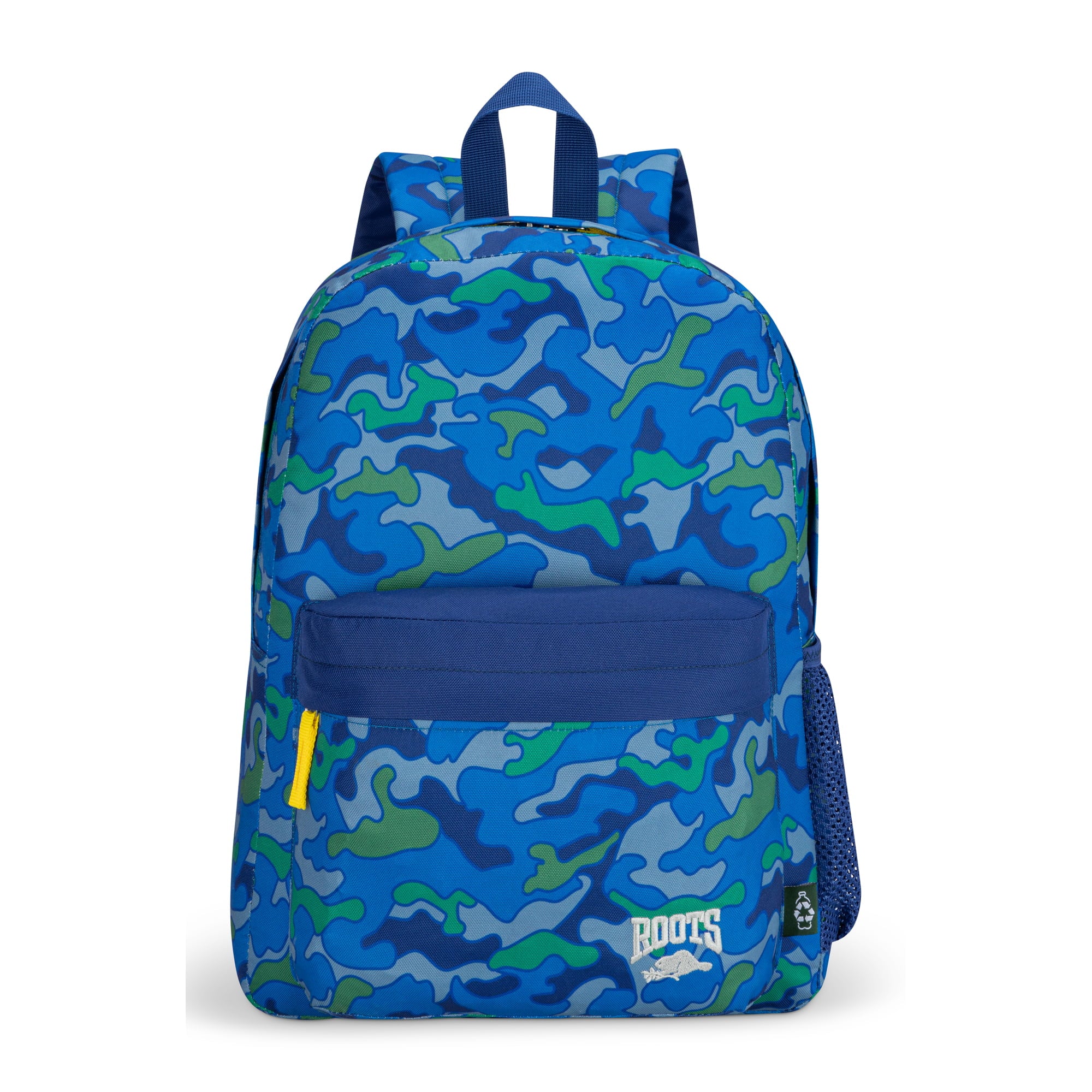 Roots Backpacks Blue Camo Roots Recycled Backpack 22.5L