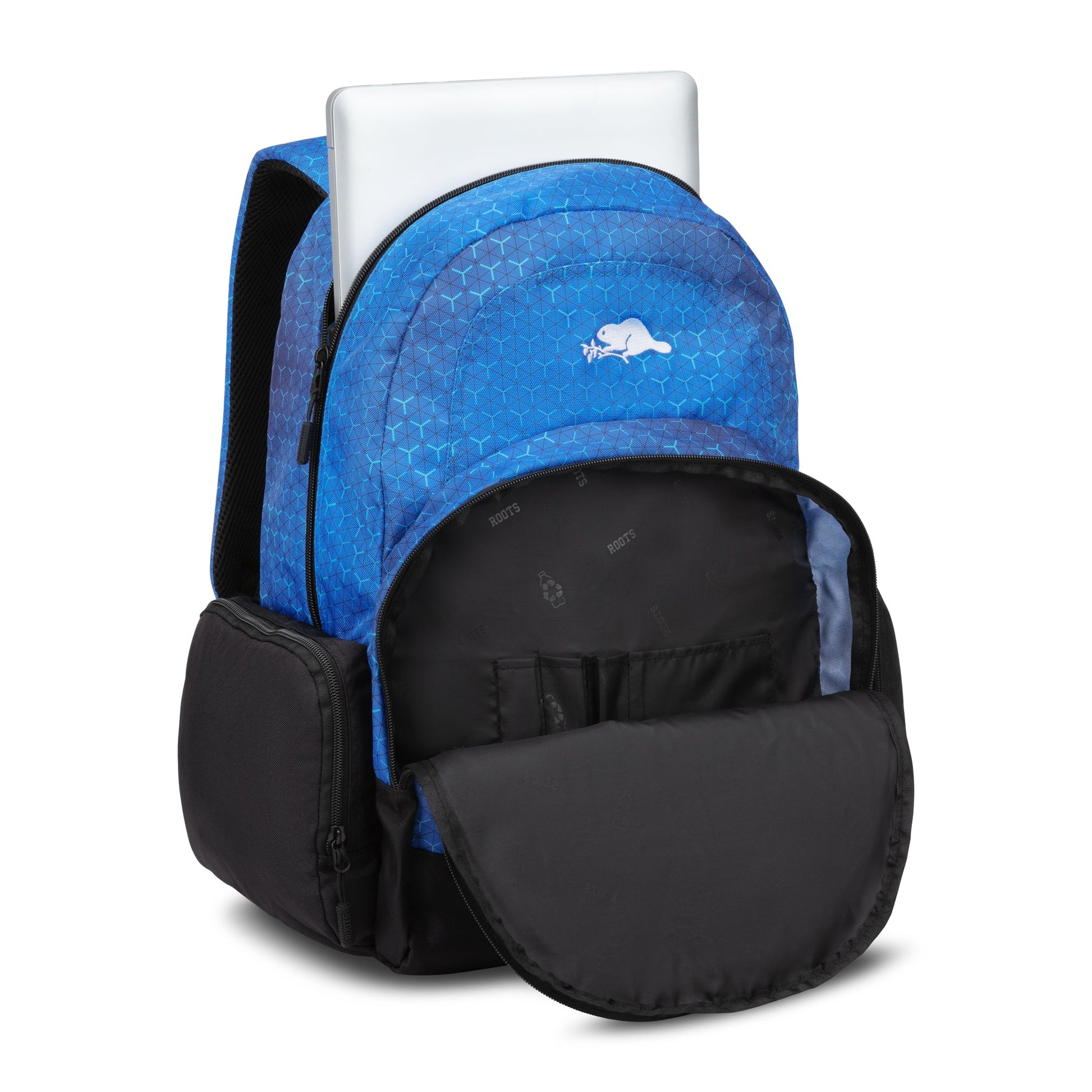 Roots Backpacks Blue Print Roots 15.6" Computer Backpack - Blue Print