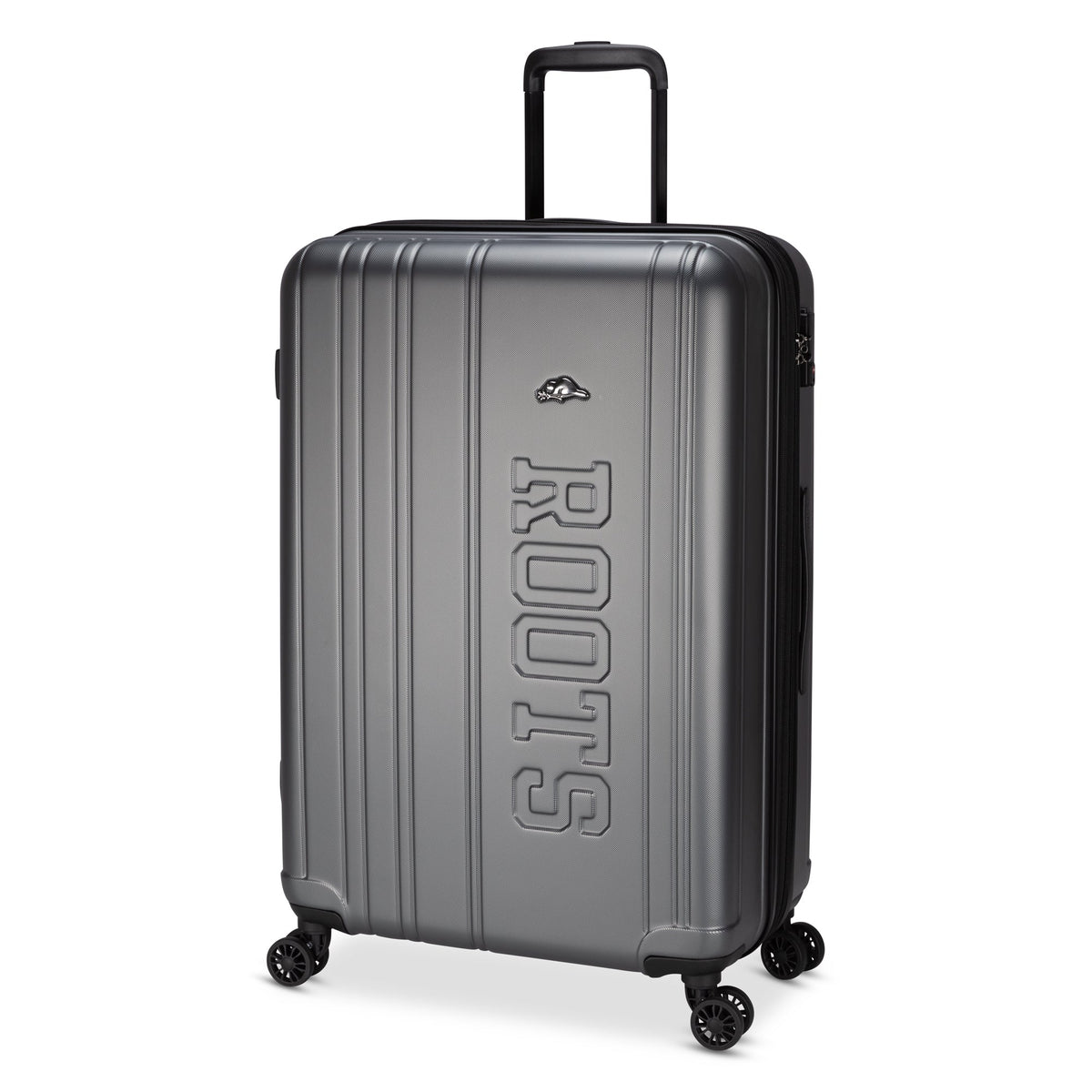 Roots Luggage Anchor Grey Roots Identity Expandable Spinner 28" Large Luggage