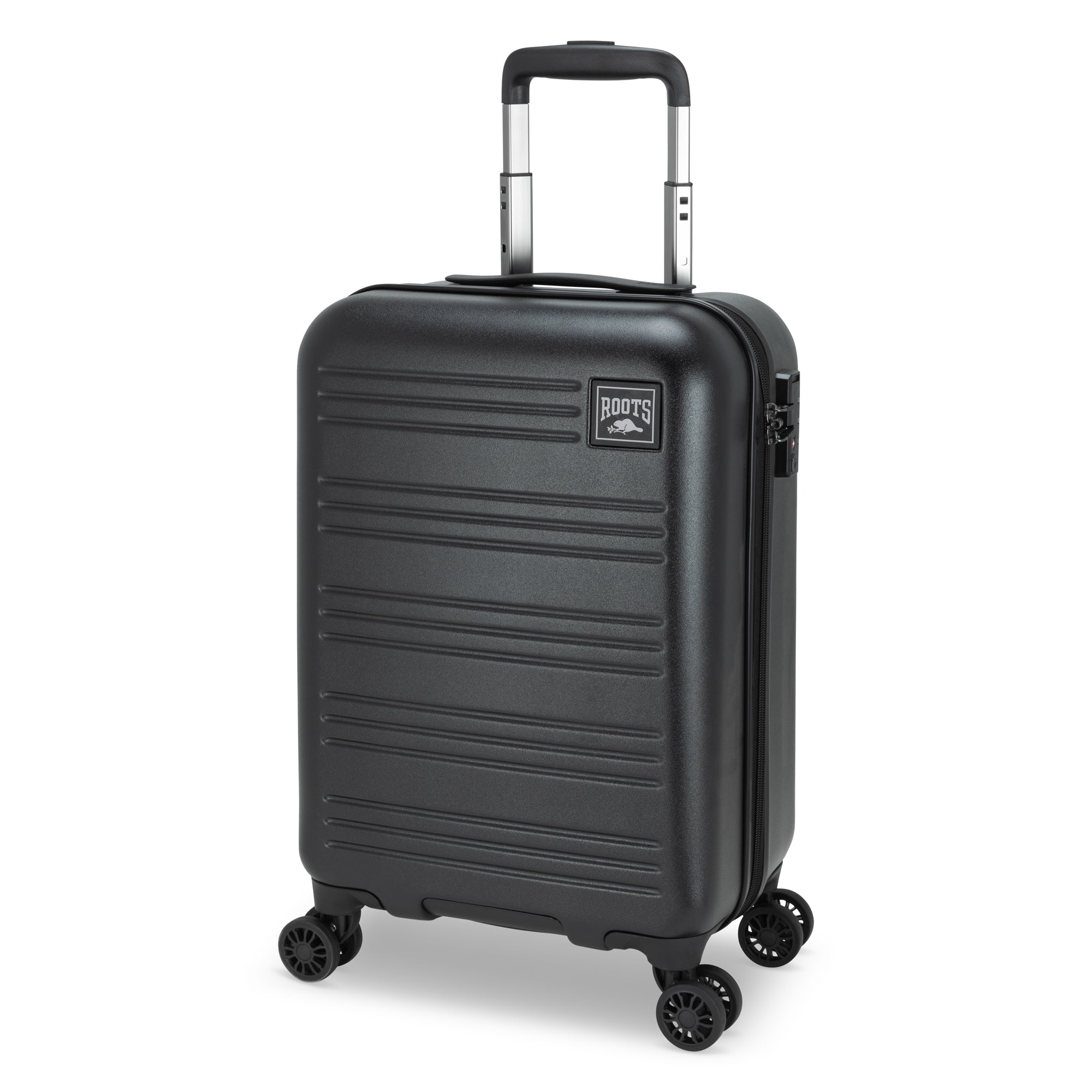 Roots Luggage Black Roots Chalet Spinner Carry-On Luggage