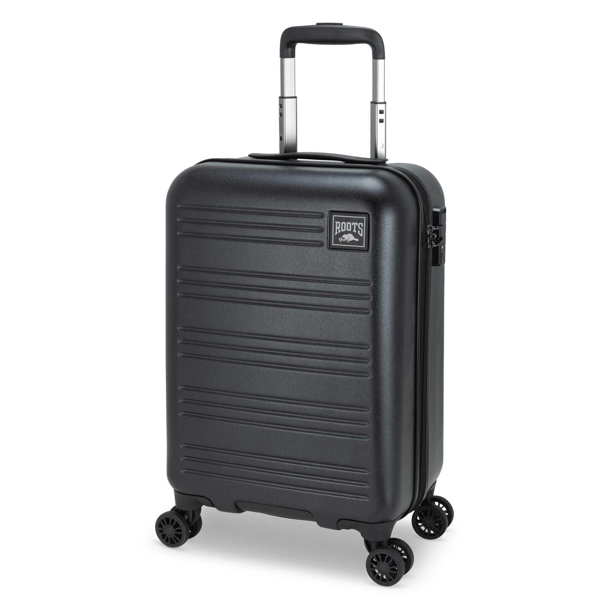 Roots Luggage Black Roots Chalet Spinner Carry-On Luggage