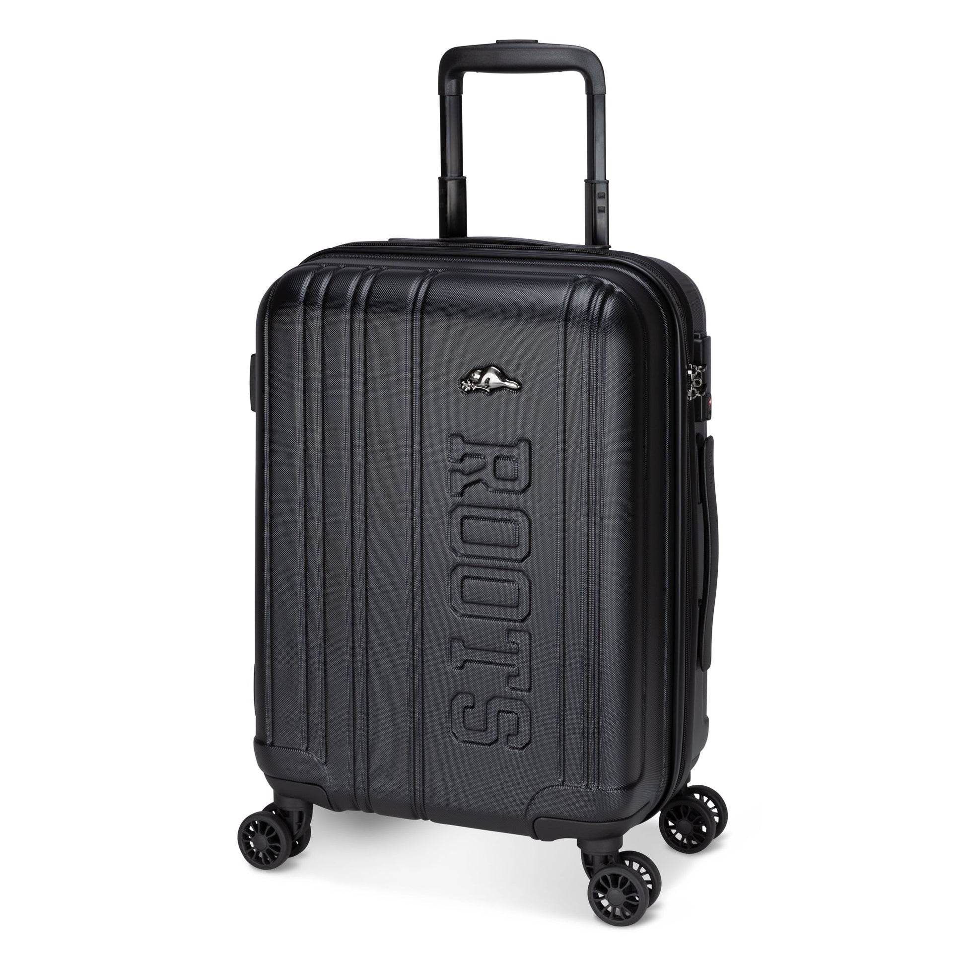 Roots Luggage Black Roots Identity Spinner 20" Carry-On Luggage