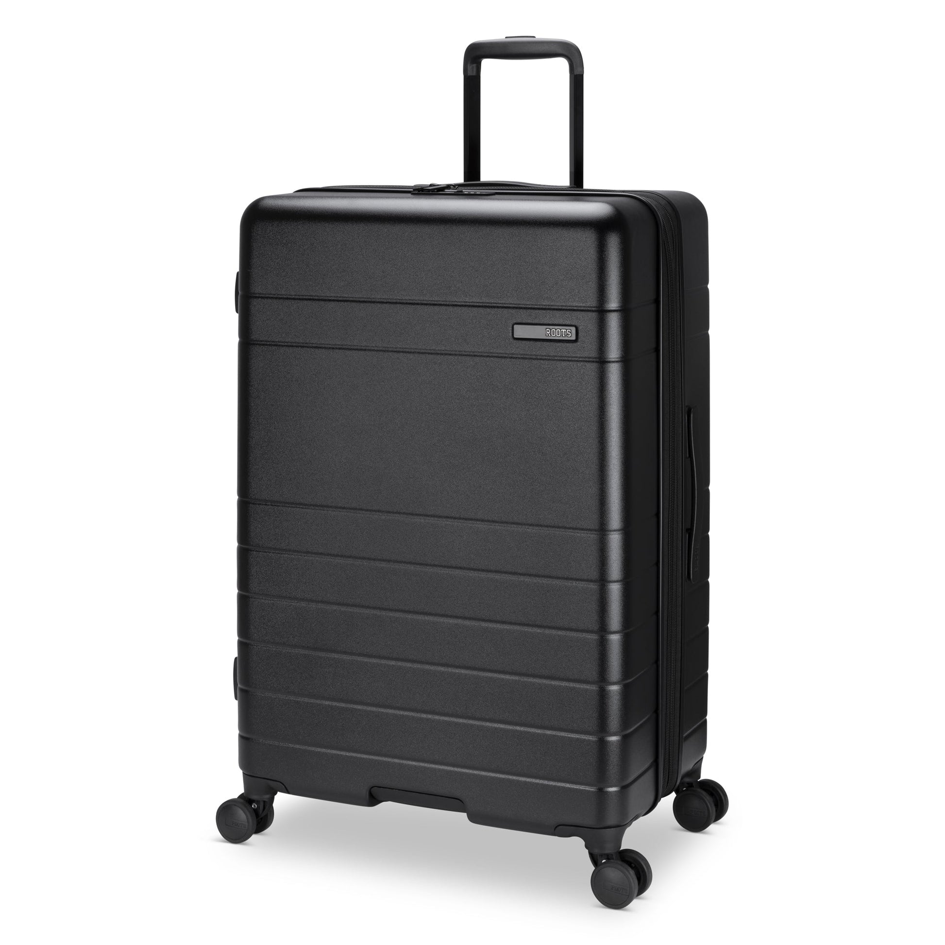 Roots Luggage Black Roots Travel Expandable Spinner 28" Large Luggage