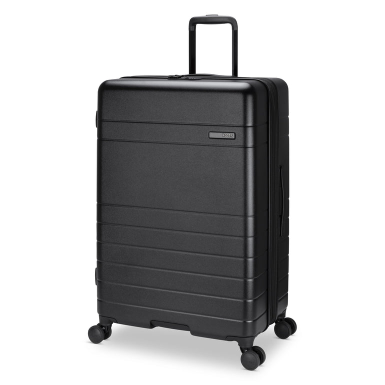 Roots Luggage Black Roots Travel Expandable Spinner 28" Large Luggage