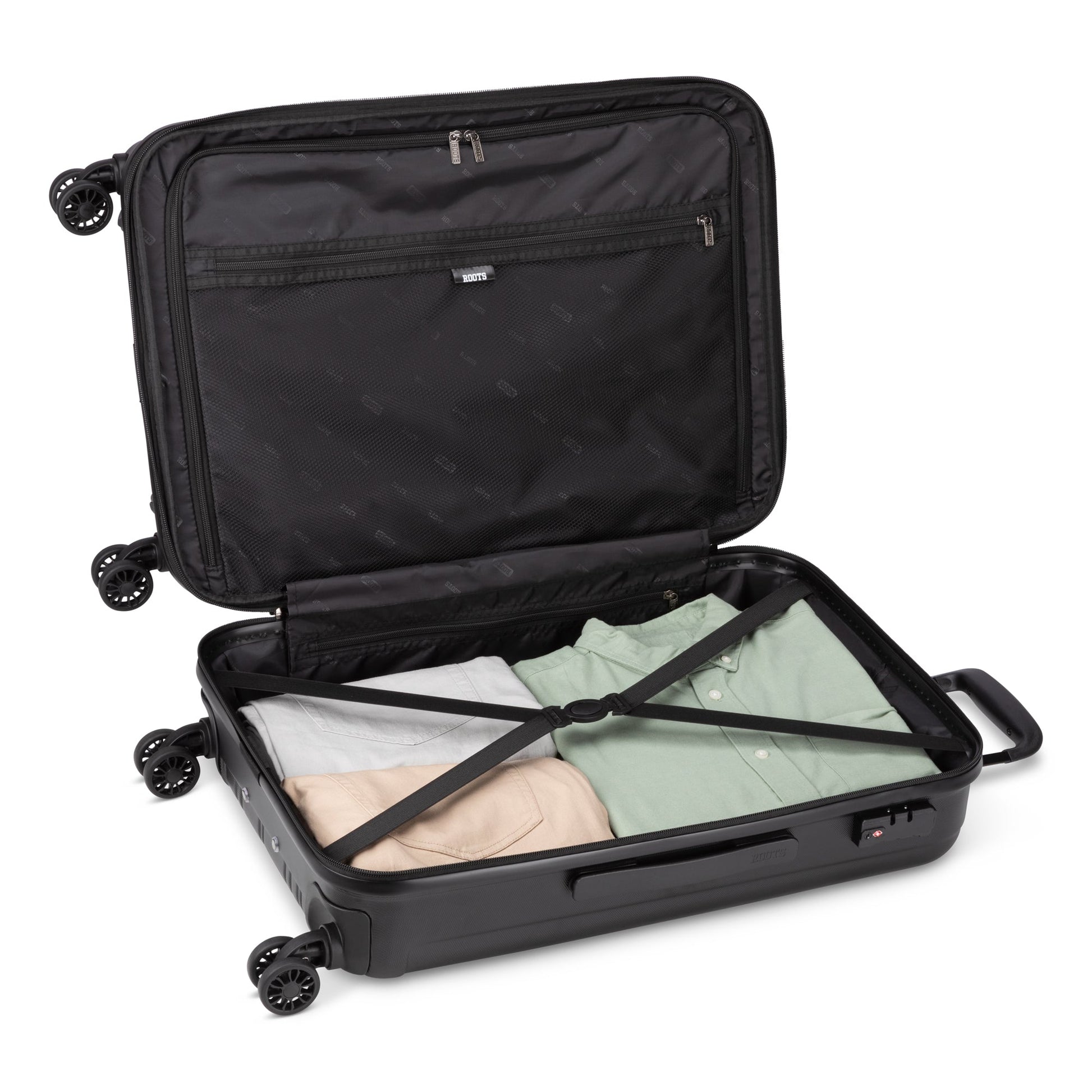 Roots Luggage Roots Identity Expandable Spinner Medium Luggage