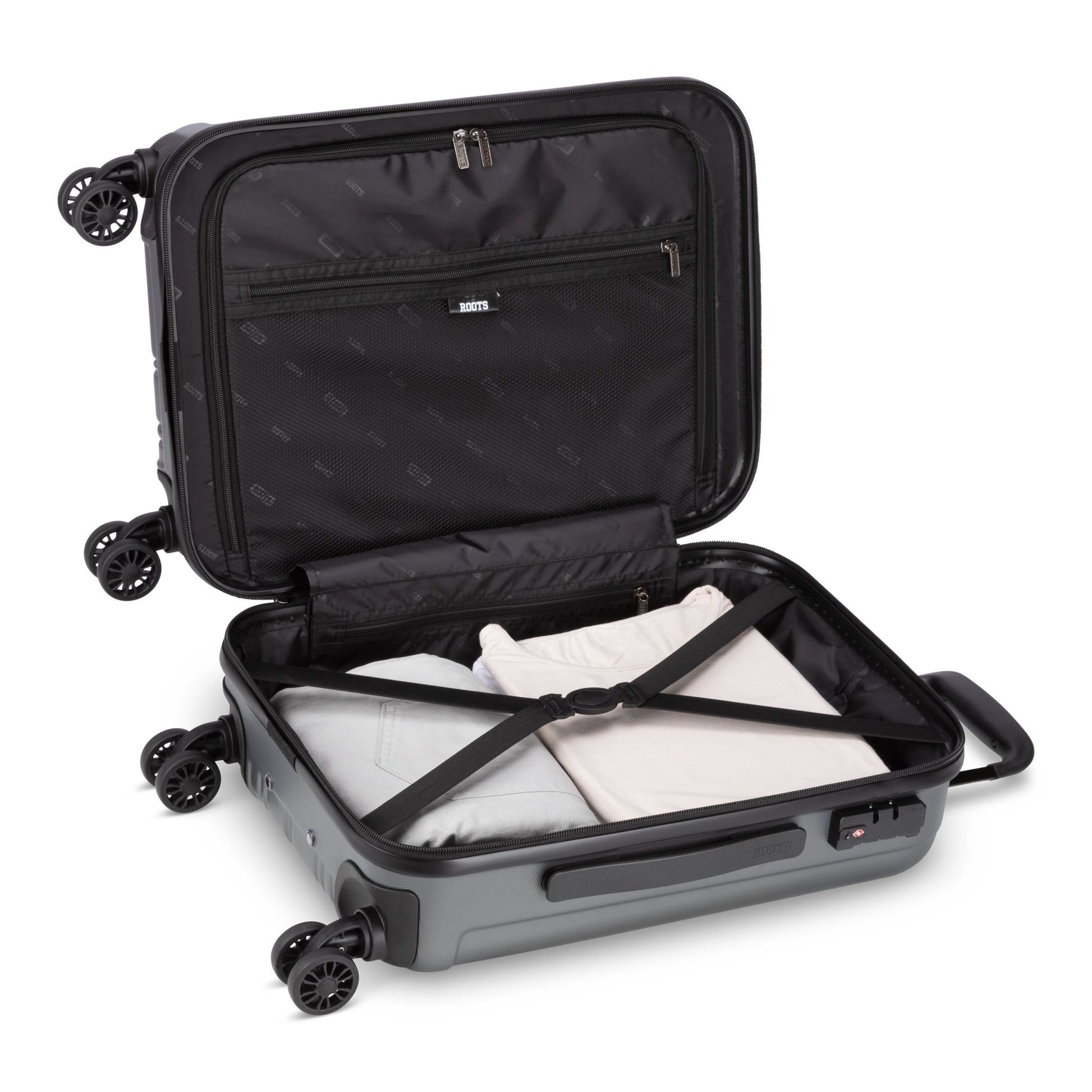 Roots Luggage Roots Identity Spinner 20" Carry-On Luggage