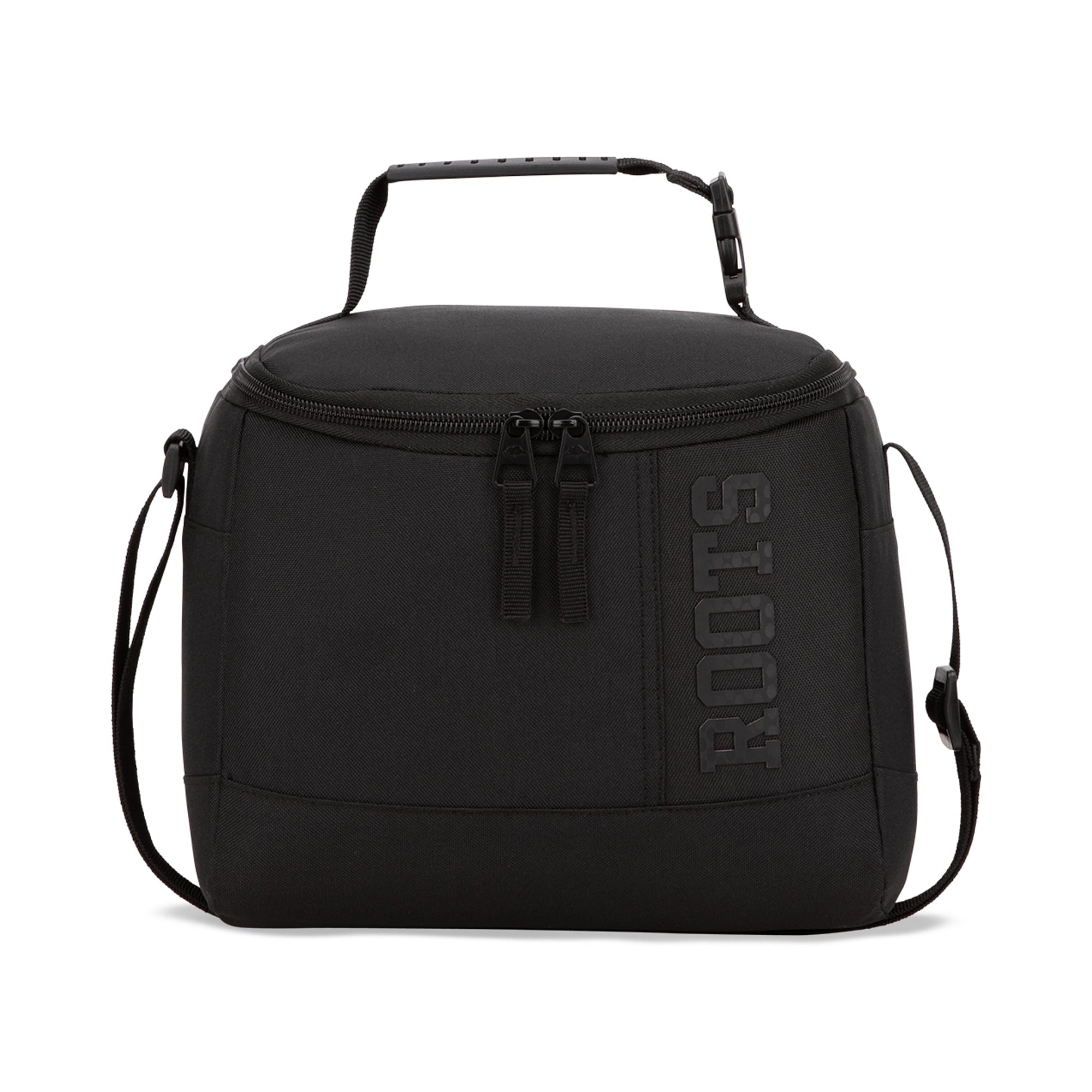 Roots Lunch Bag Black Roots Recycled Dome Lunch Bag