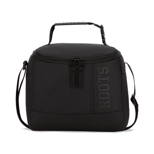 Roots Lunch Bag Black Roots Recycled Dome Lunch Bag