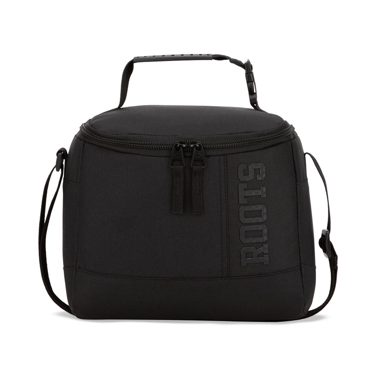 Roots Lunch Bag Black Roots Recycled Dome Lunch Bag