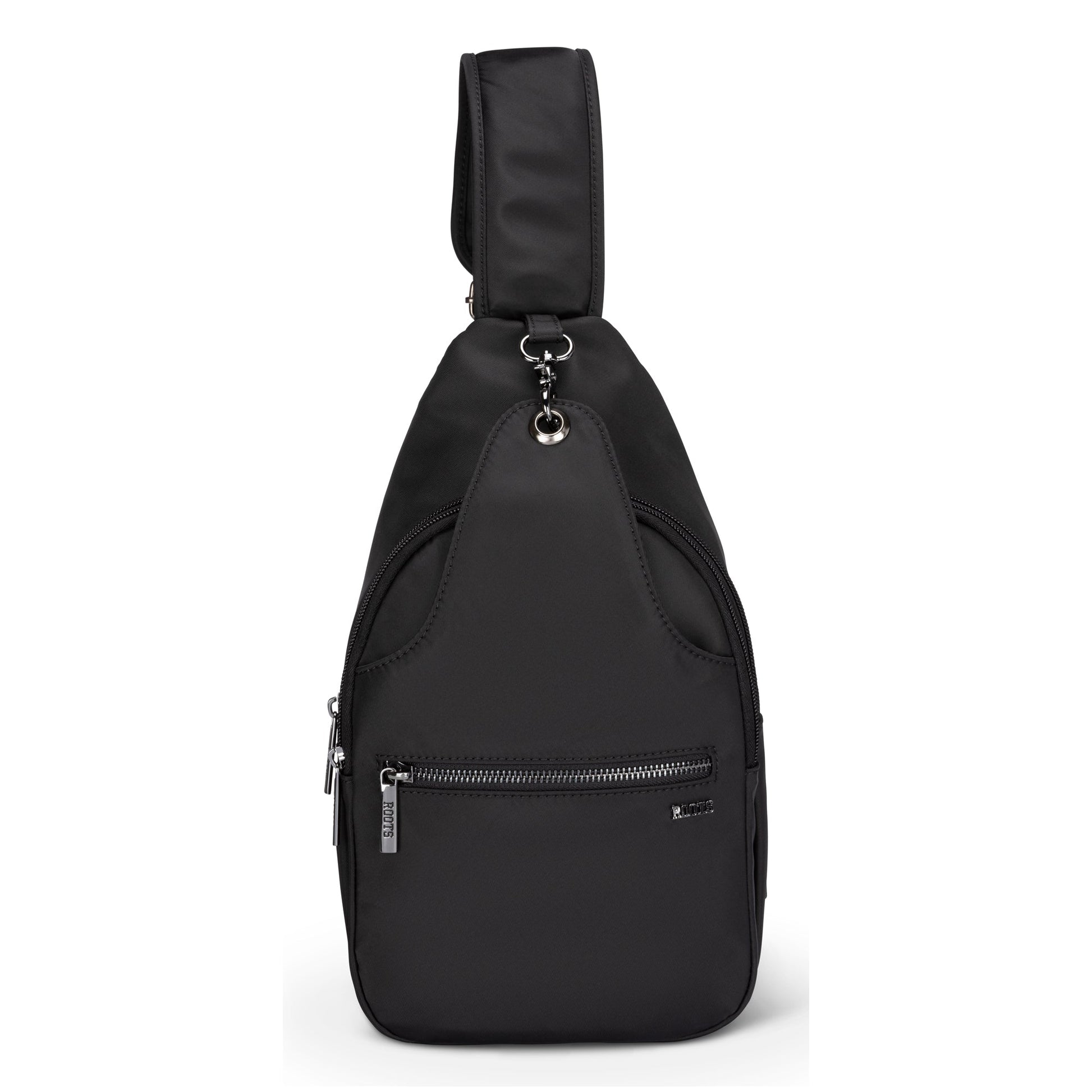 Roots Sling Bag Black Roots Travel RFID Sling Bag