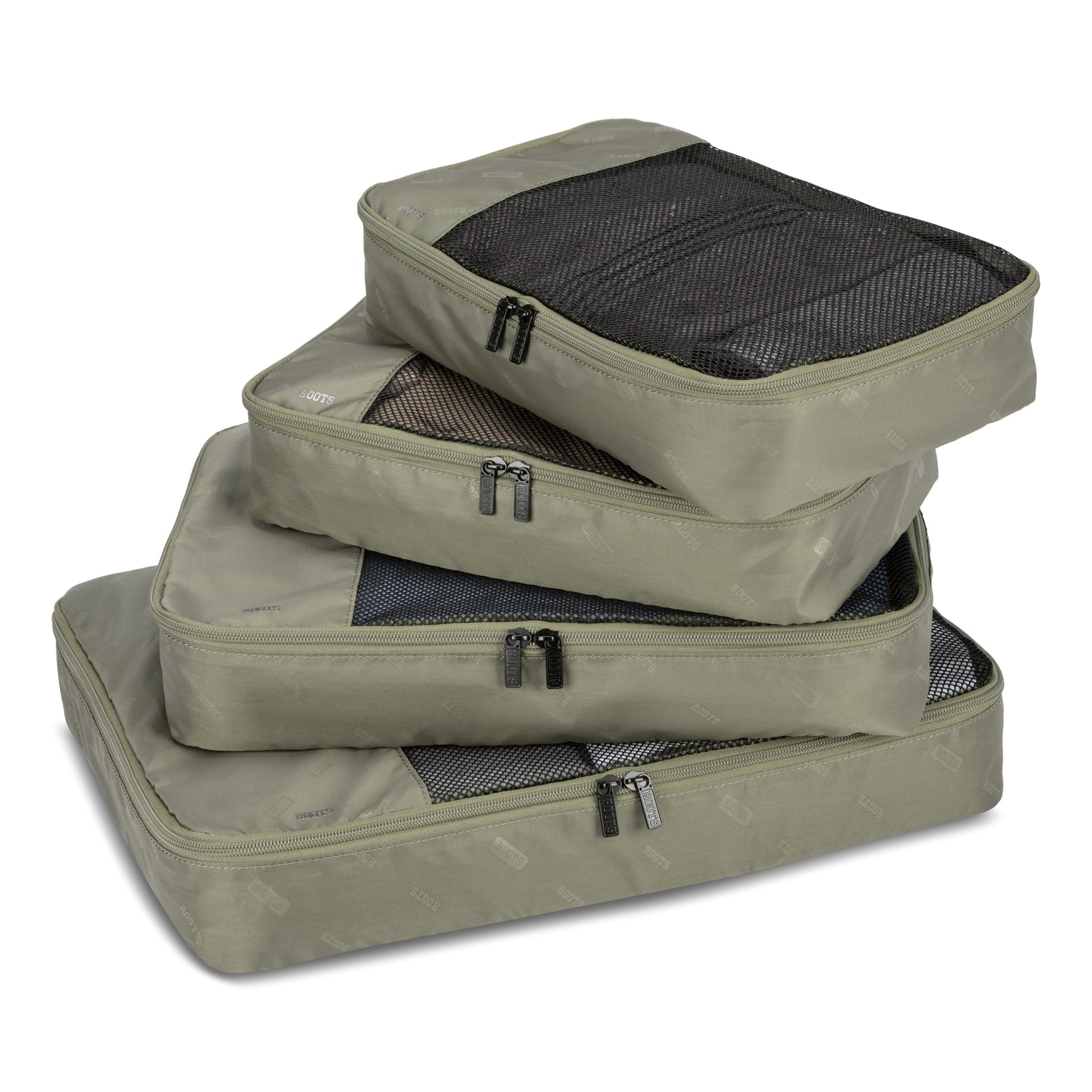 Roots Travel Accessories Sage Roots Travel Set of 3 Packing Cubes