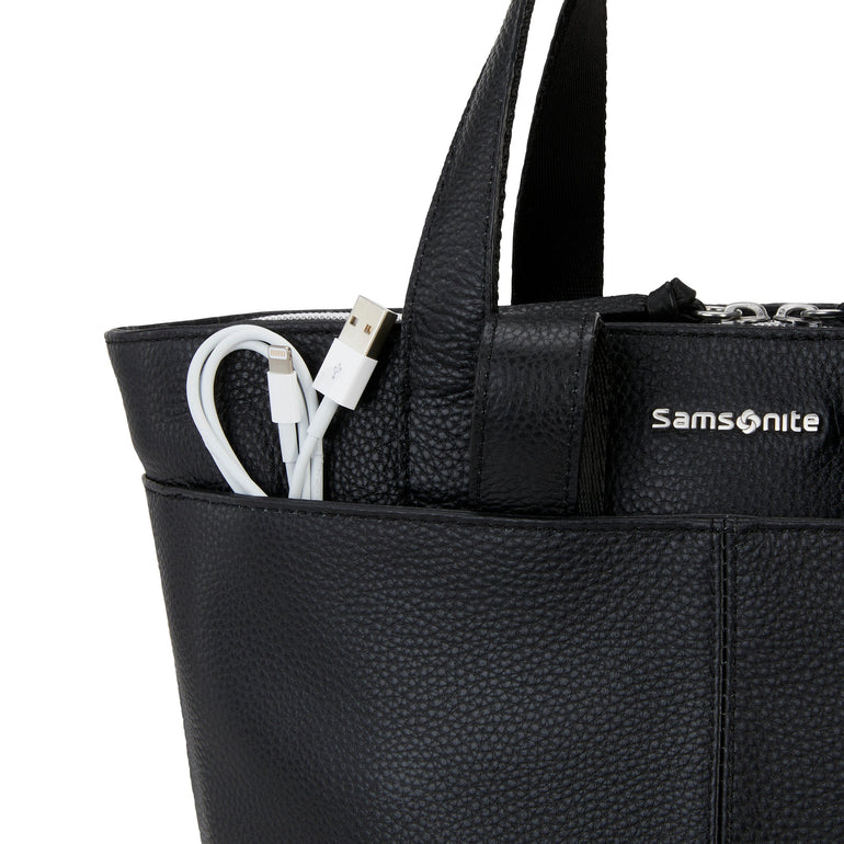 Samsonite Backpacks Black Samsonite Ladies Leather Convertible Backpack