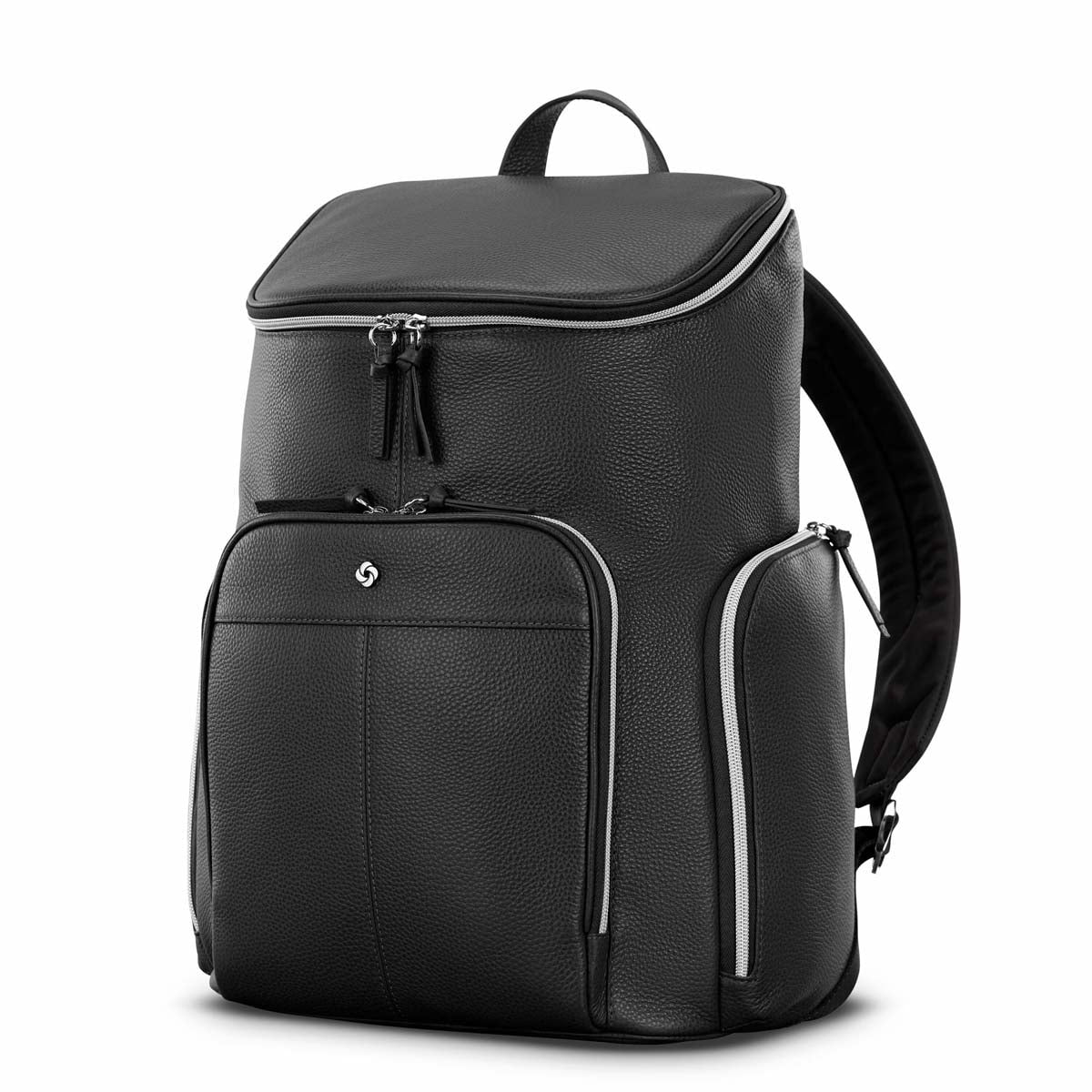 Samsonite Backpacks Black Samsonite Mobile Solution 2 Leather Deluxe Backpack