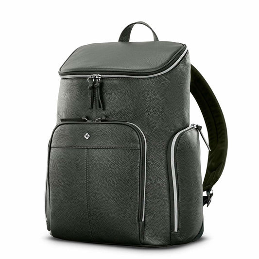 Samsonite Backpacks Olive Samsonite Mobile Solution 2 Leather Deluxe Backpack